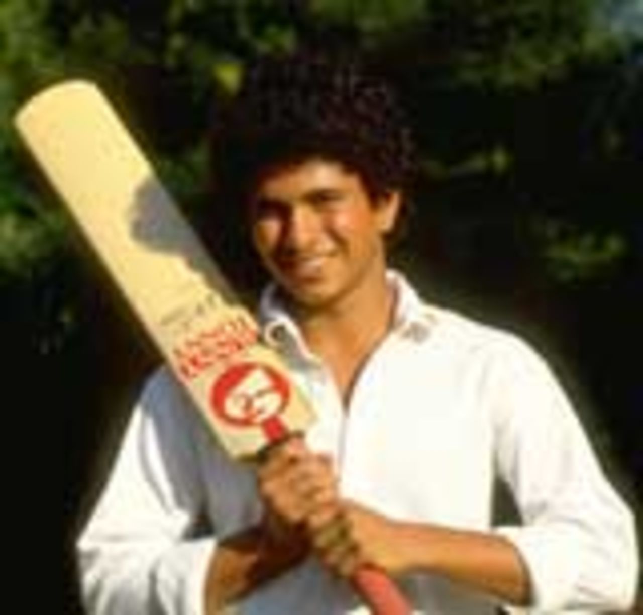 A young Sachin Tendulkar smiles, October 1, 1989