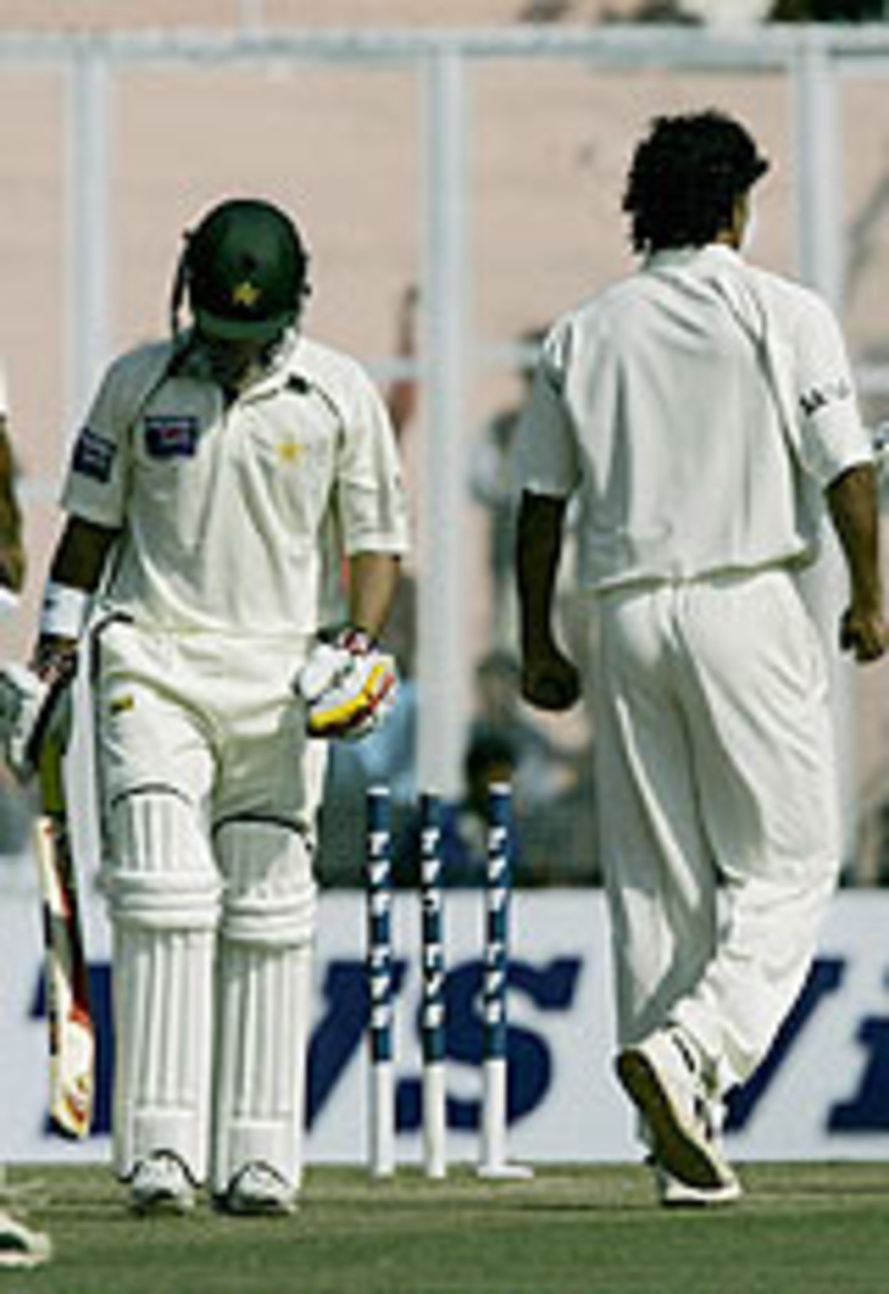 Salman Butt is dismissed by Irfan Pathan, India v Pakistan, 1st Test, Mohali, March 8, 2005