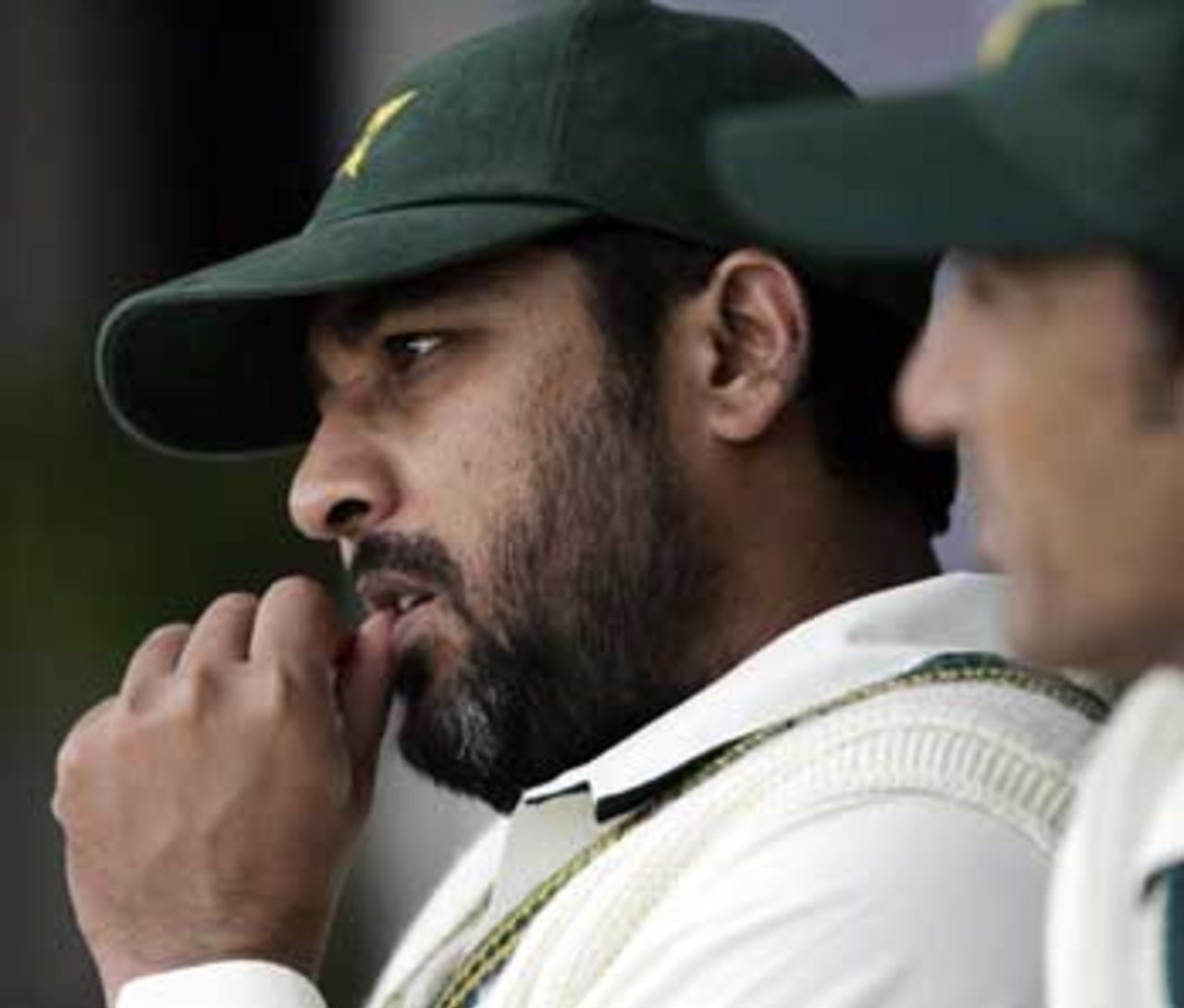 Inzamam-ul-Haq had plenty to worry about on the day, India v Pakistan, 1st Test, Mohali, March 9, 2005