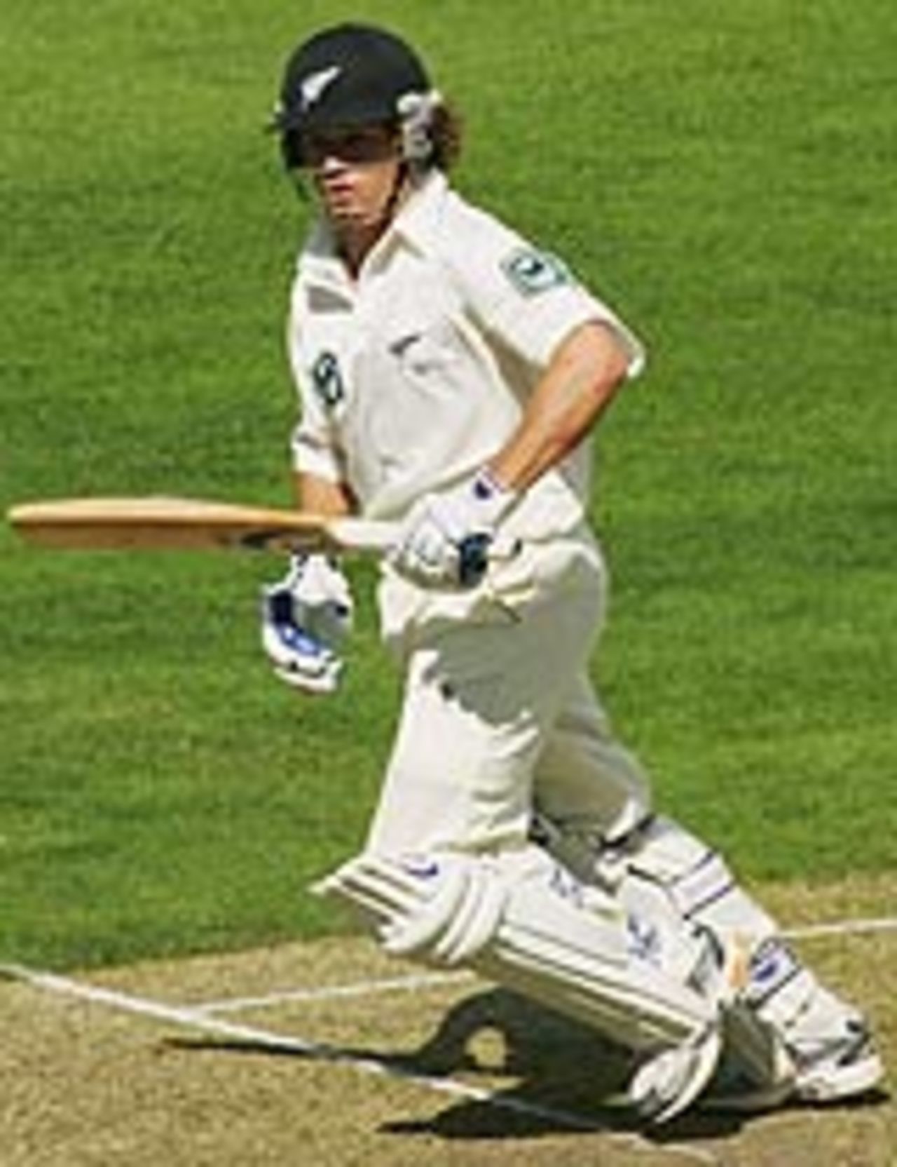 Hamish Marshall sets off for a run, New Zealand v Australia, 1st Test, Christchurch, March 10, 2005