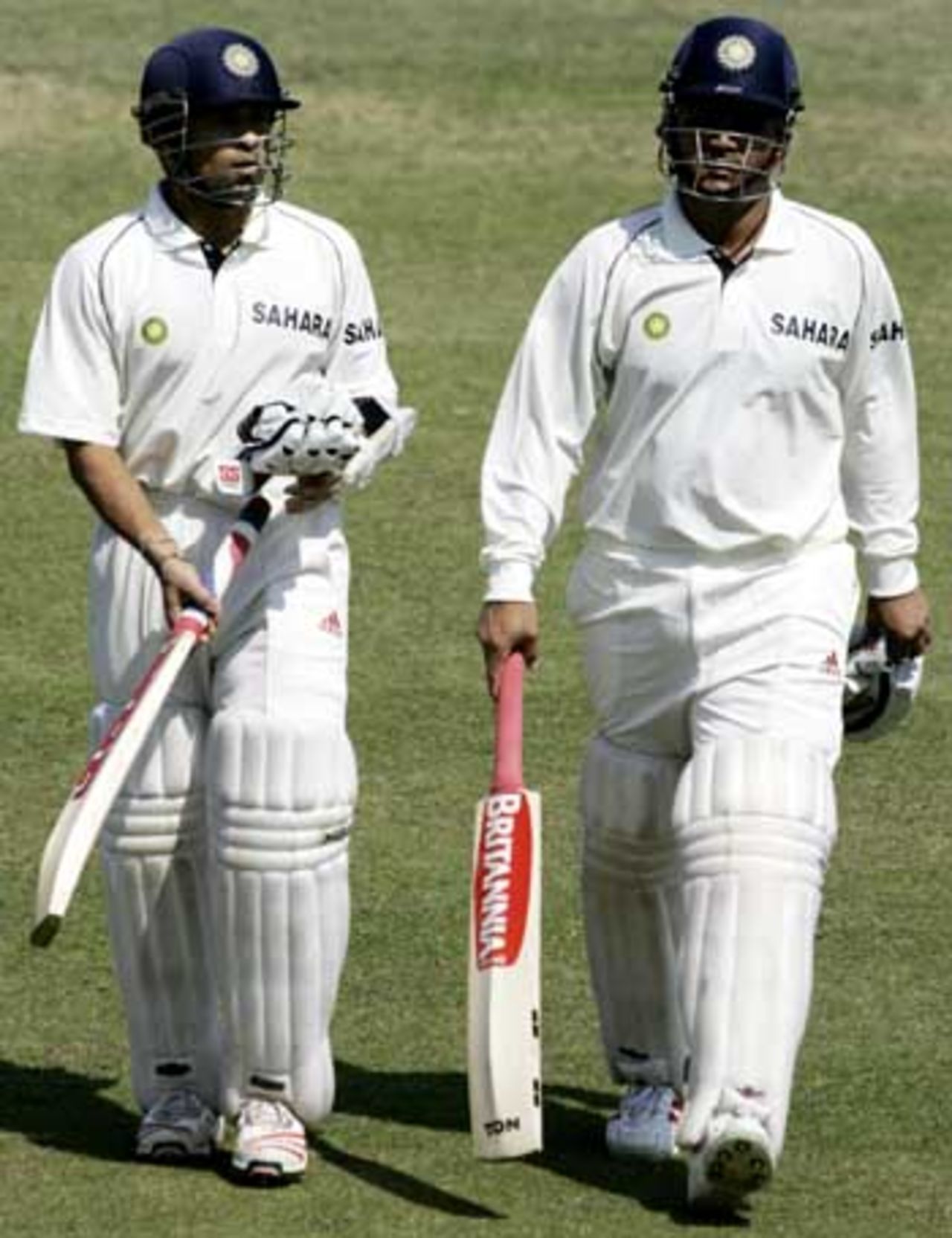 In Virender Sehwag's company Sachin Tendulkar settled into a nice groove, India v Pakistan, 1st Test, Mohali, March 10, 2005