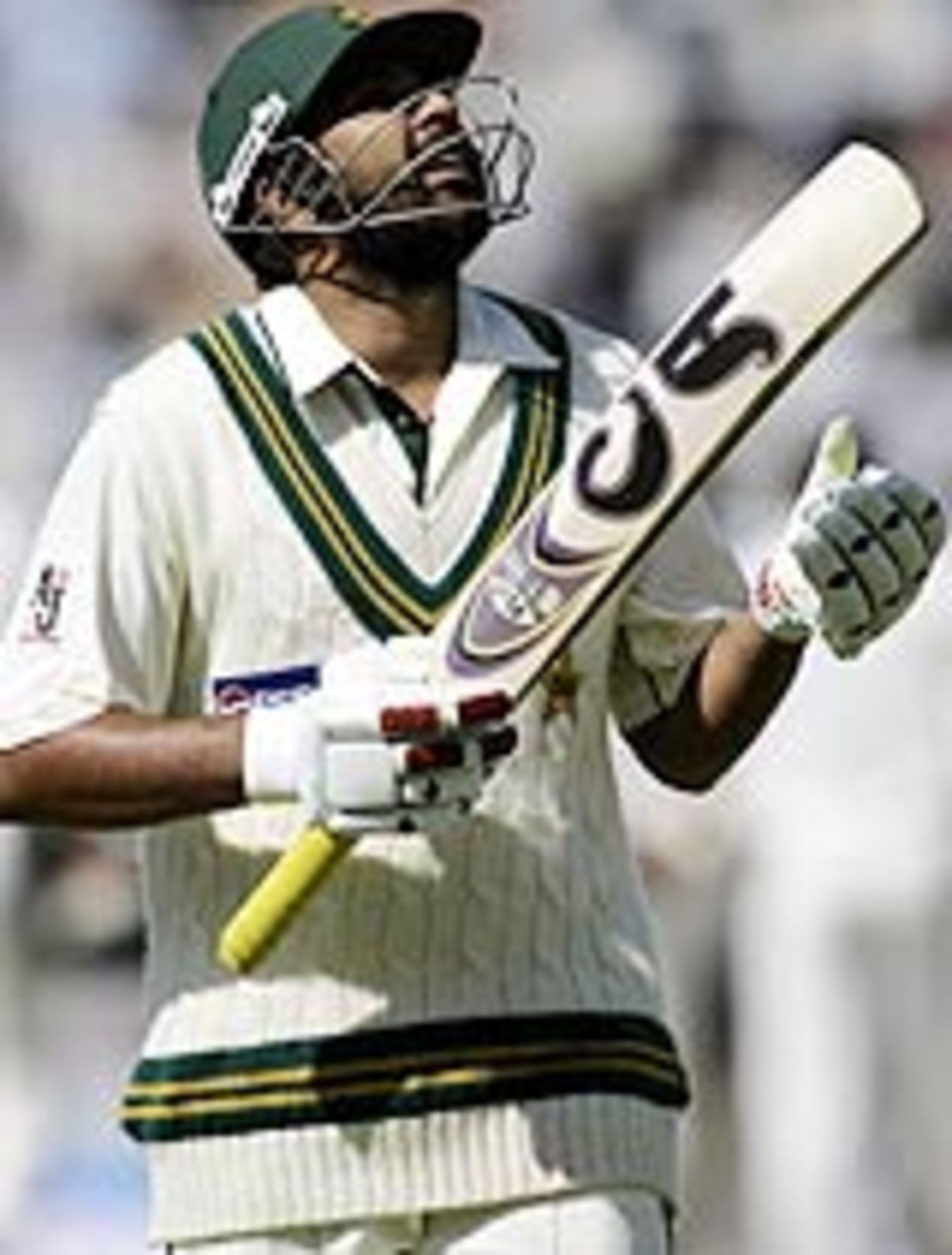 Inzamam-ul-Haq batted beautifully for his 86, India v Pakistan, 1st Test, Mohali, March 11, 2005