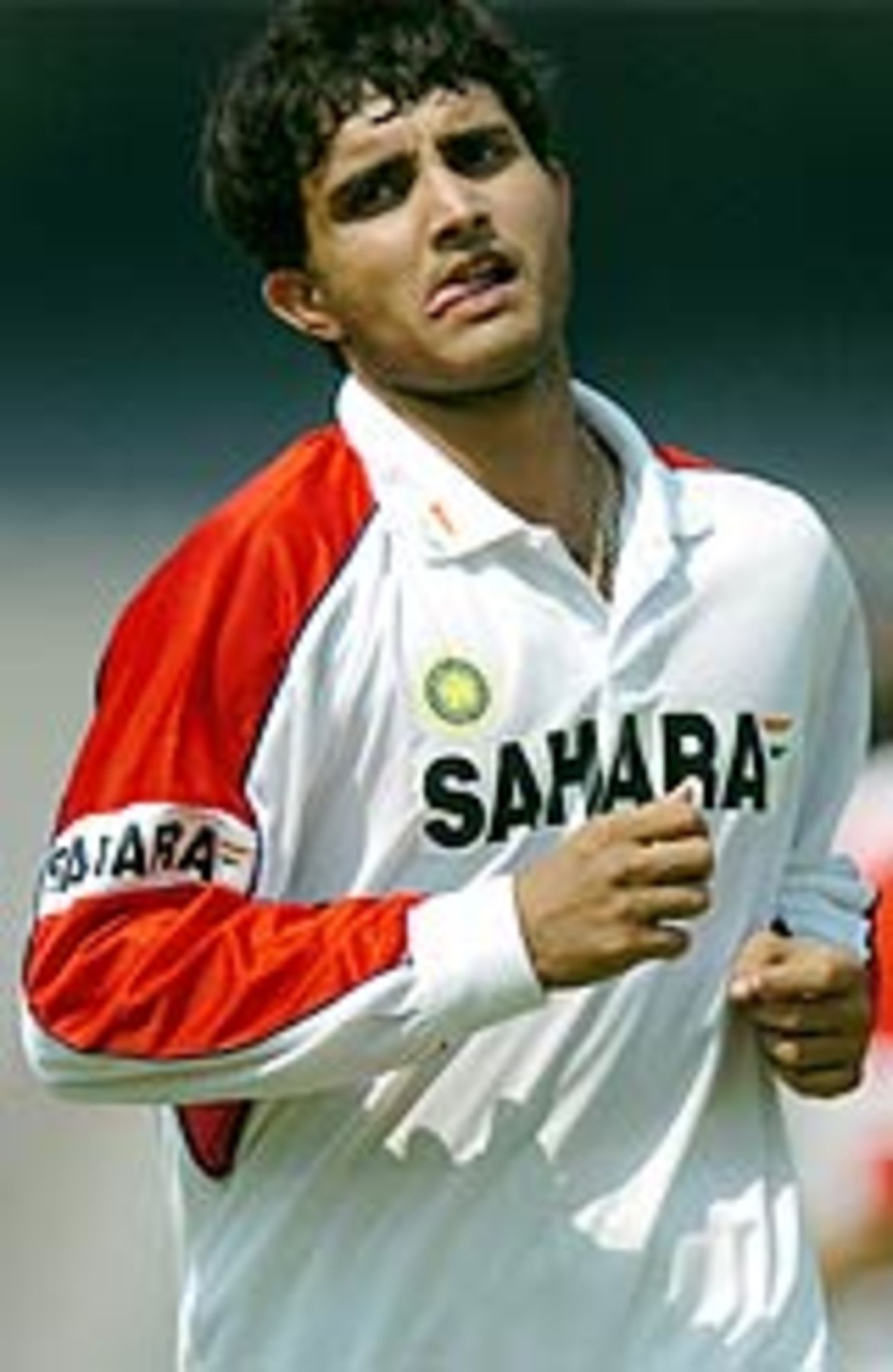 Sourav Ganguly during a practice session, Kolkata, March 15, 2005
