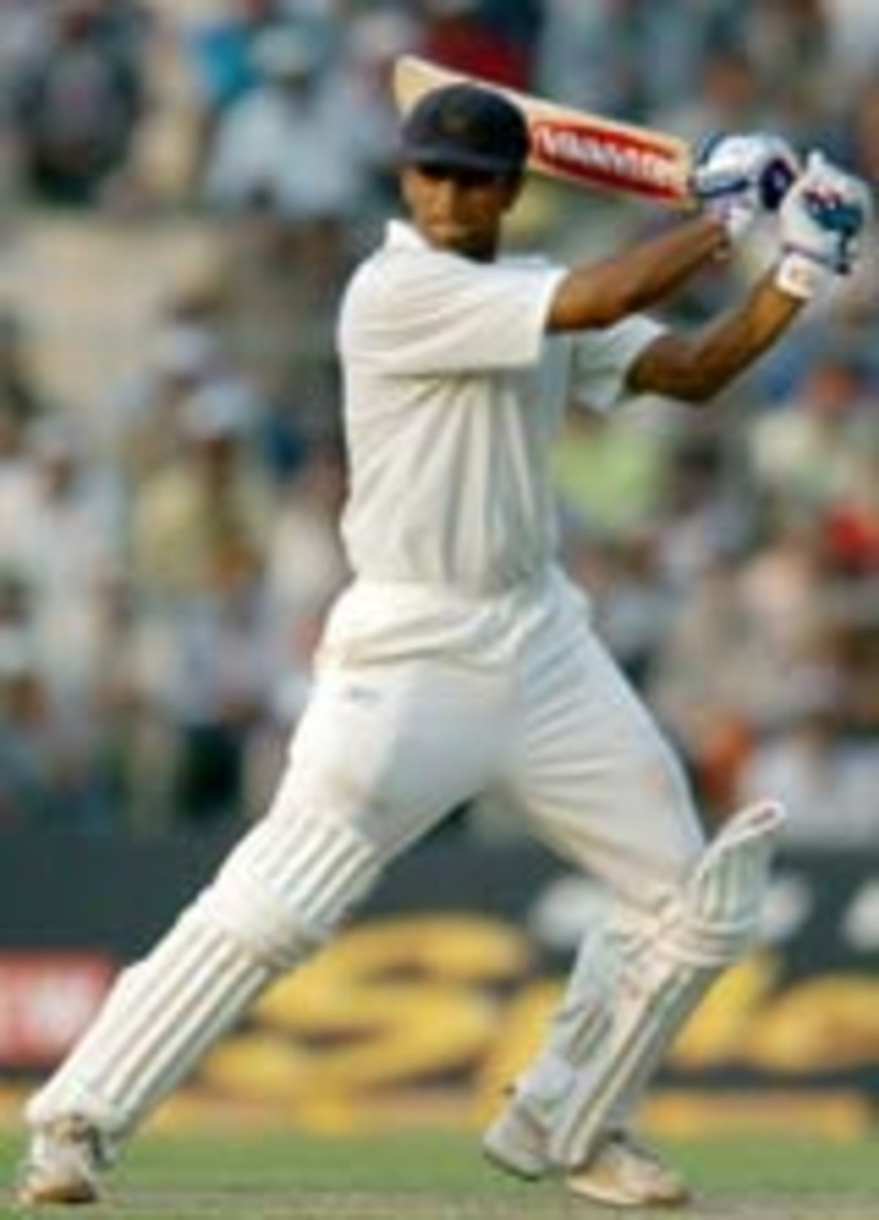 Rahul Dravid plays the cut, India v Pakistan, 2nd Test, Kolkata, March 16, 2005