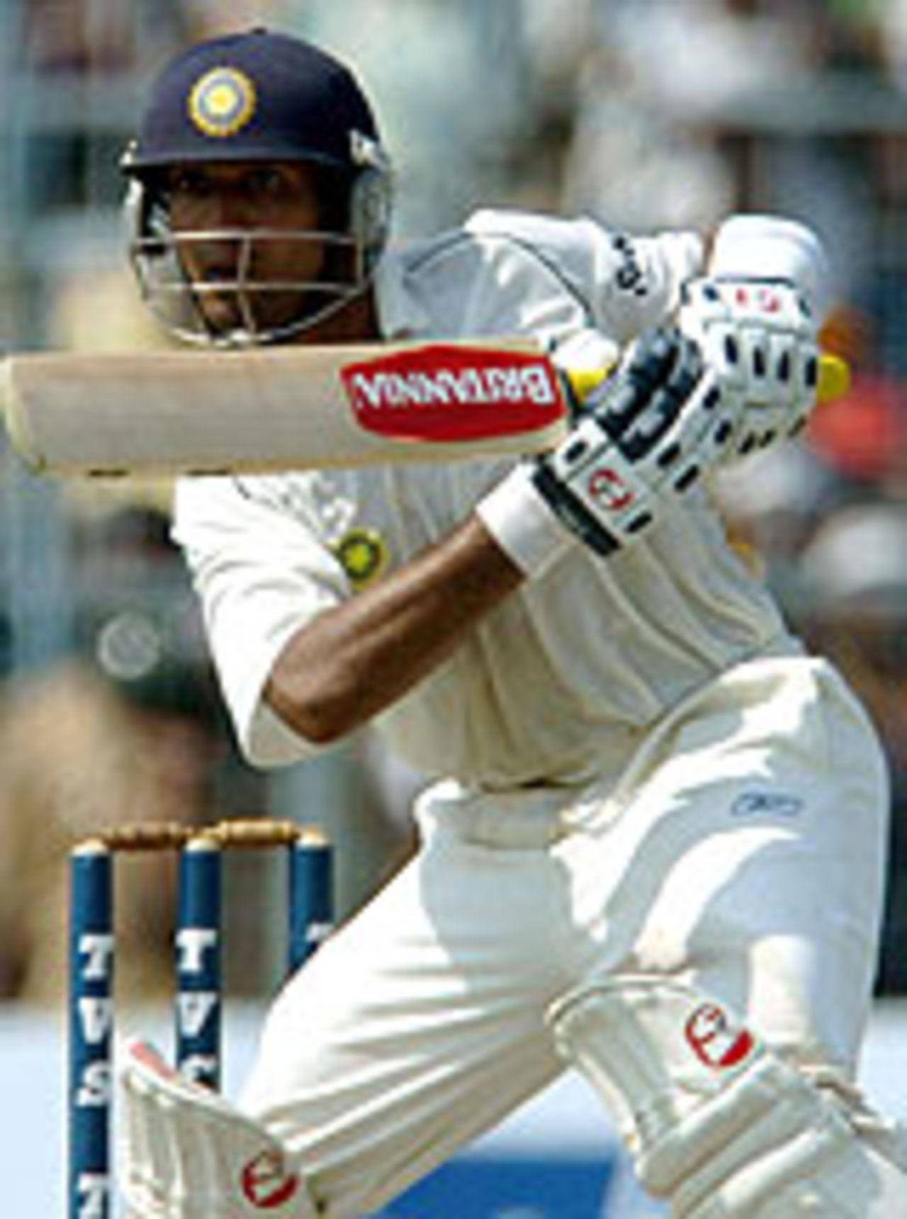 Dinesh Karthik on his way to 93, India v Pakistan, 2nd Test, Kolkata, March 19, 2005