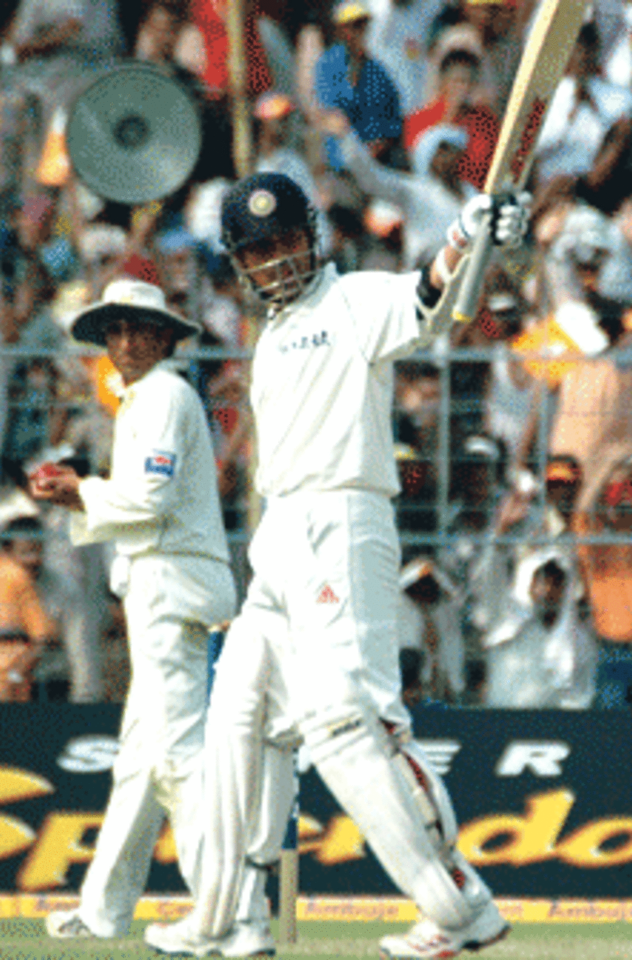 Tendulkar joins the 10000-run club - After missing out at Mohali, when he was dismissed 27 runs short of the 10000-run milestone, Tendulkar made sure he gave his fans an opportunity to celebrate. When he nudged a Abdul Razzaq delivery off his pads to long leg and pinched a single, he became the second Indian and the fifth man in test history to score 10000-test runs or more, 2nd Test: India v Pakistan at Kolkata, 16-20 Mar 2005