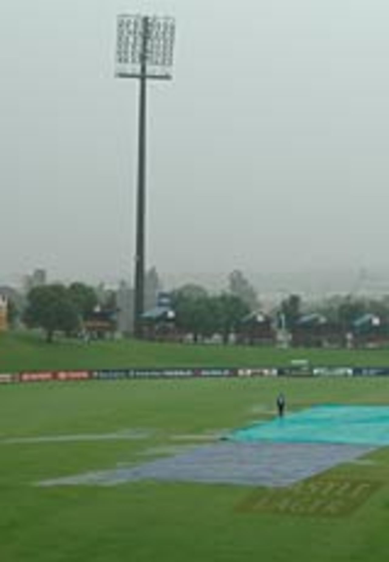 rain washes out the World Cup opener at Supersport Park, March 22, 2005