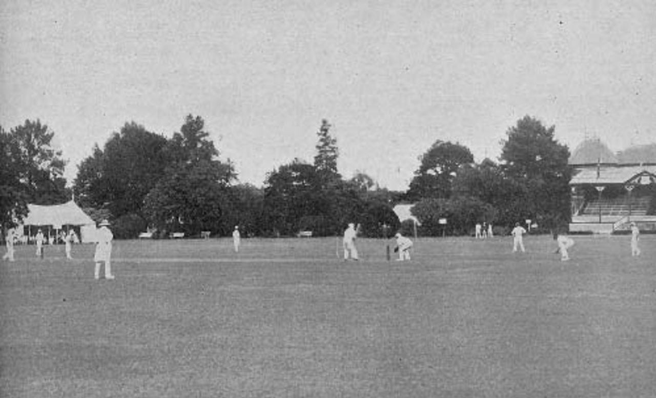 General view of the Hurlingham Club, Buenos Aires during MCC match in 1927