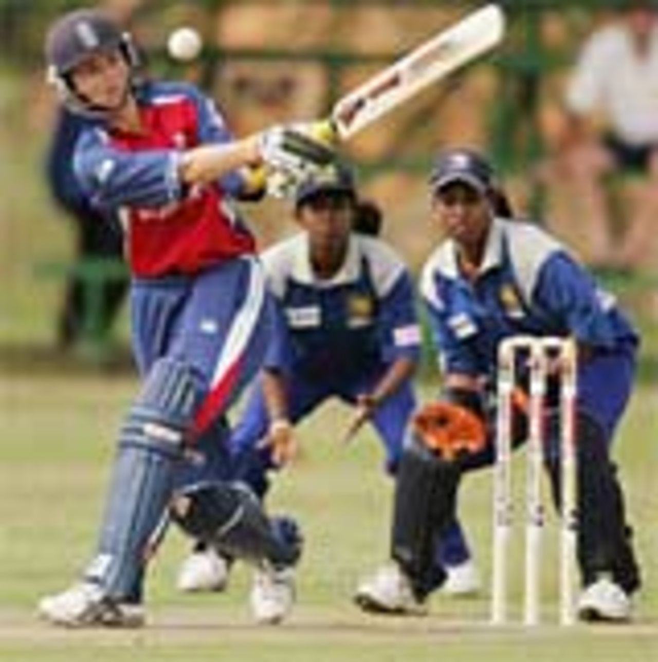 Charlotte Edwards hits out on her way to 63, England v Sri Lanka, World Cup, March 24, 2005