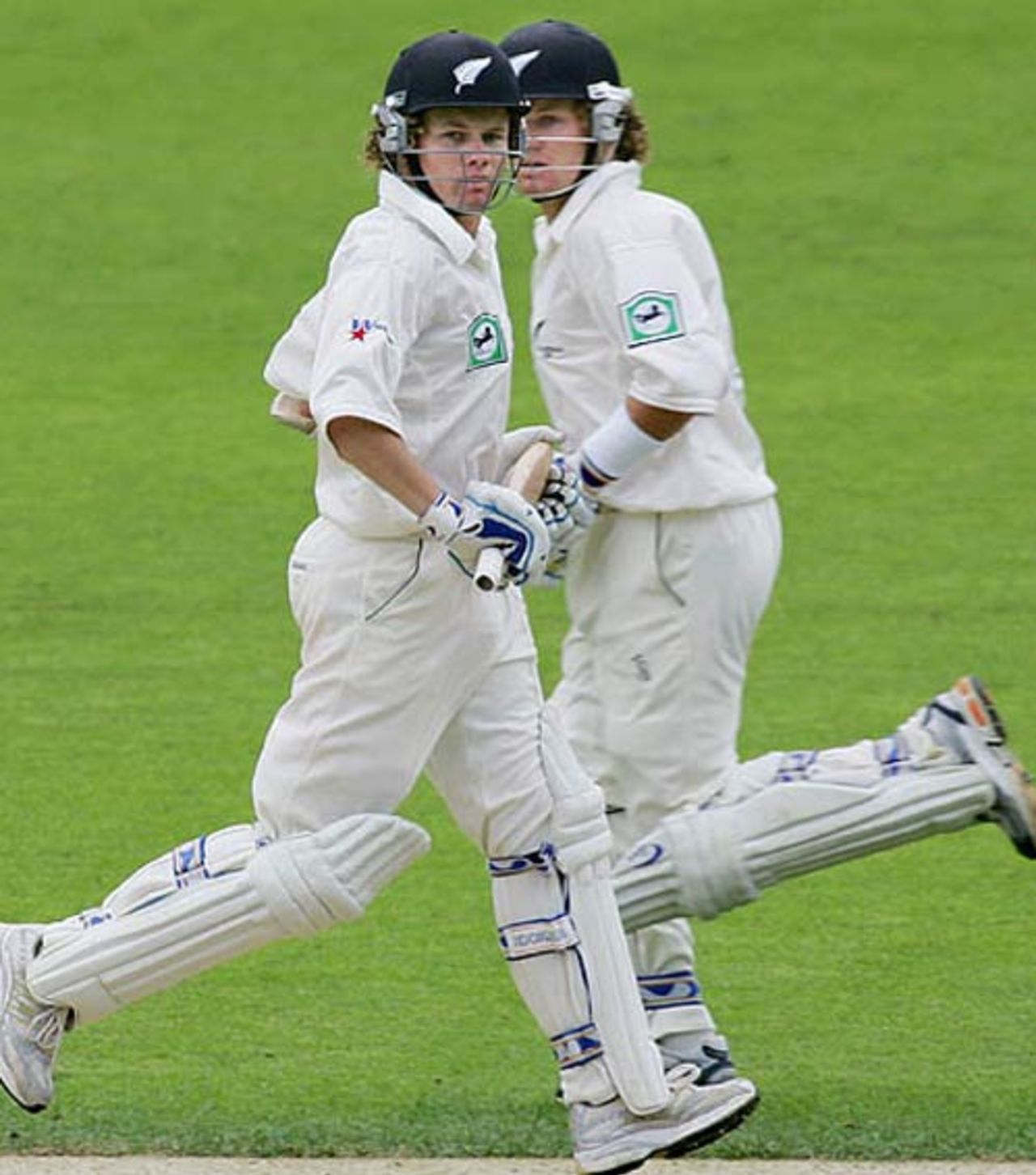The Marshall twins on the run, New Zealand v Australia, 3rd Test, Auckland, 1st day