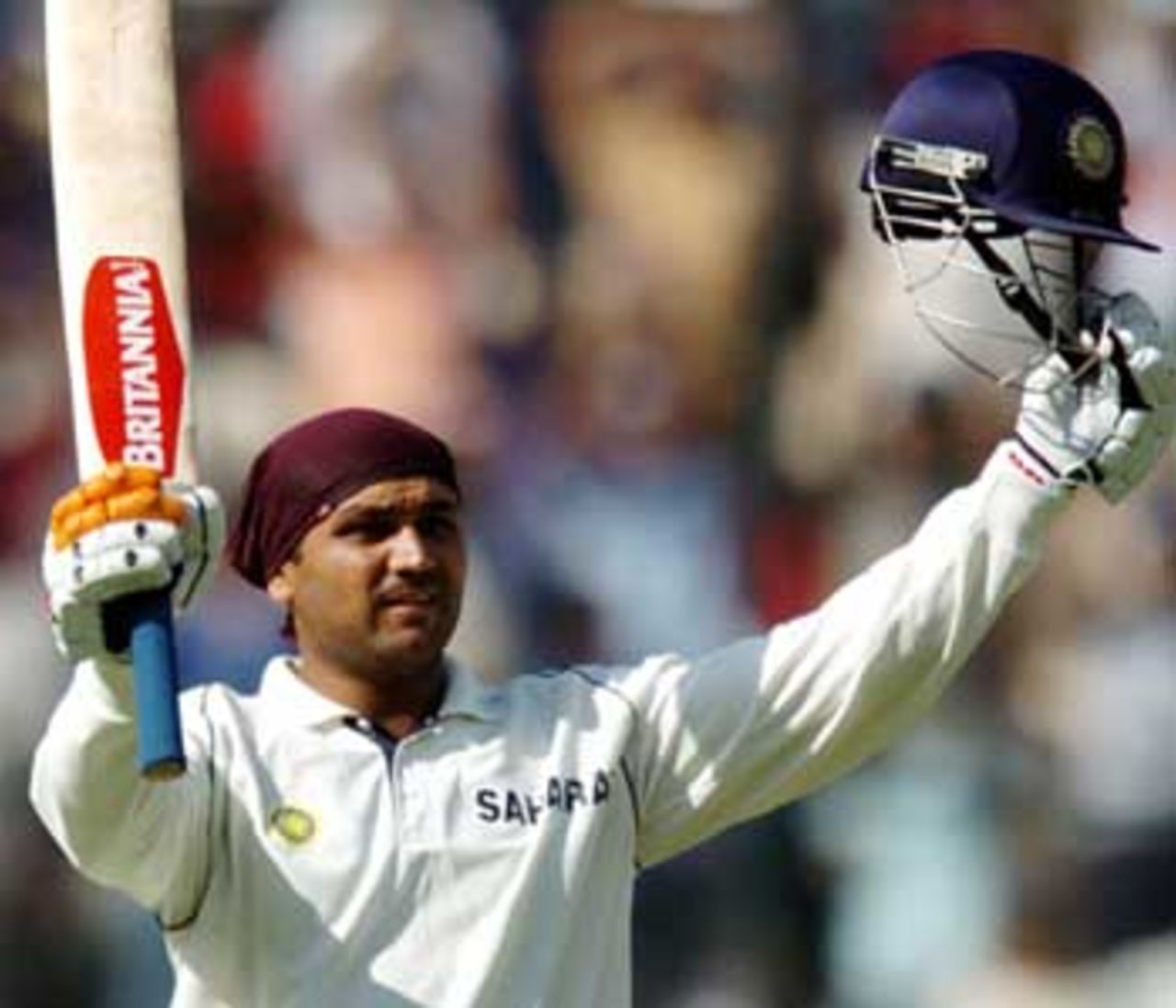 If it were not for Virender Sehwag's astonishing 201, India would have been in deep trouble, India v Pakistan, 3rd Test, Bangalore, 3rd day, March 24, 2005