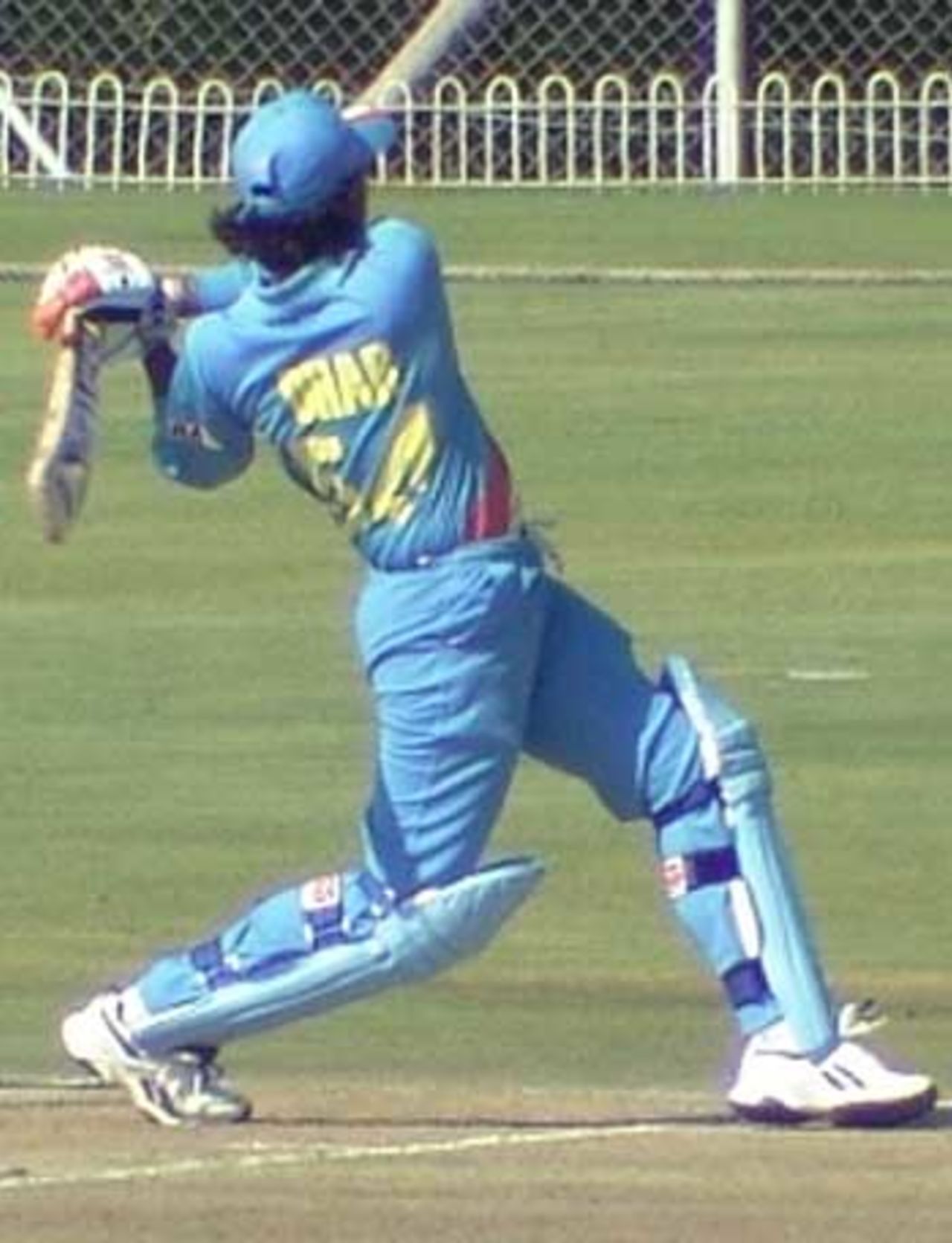 Rumeli Dhar hits the second of two sixes, South Africa v India, World Cup, Pretoria, March 26 , 2005