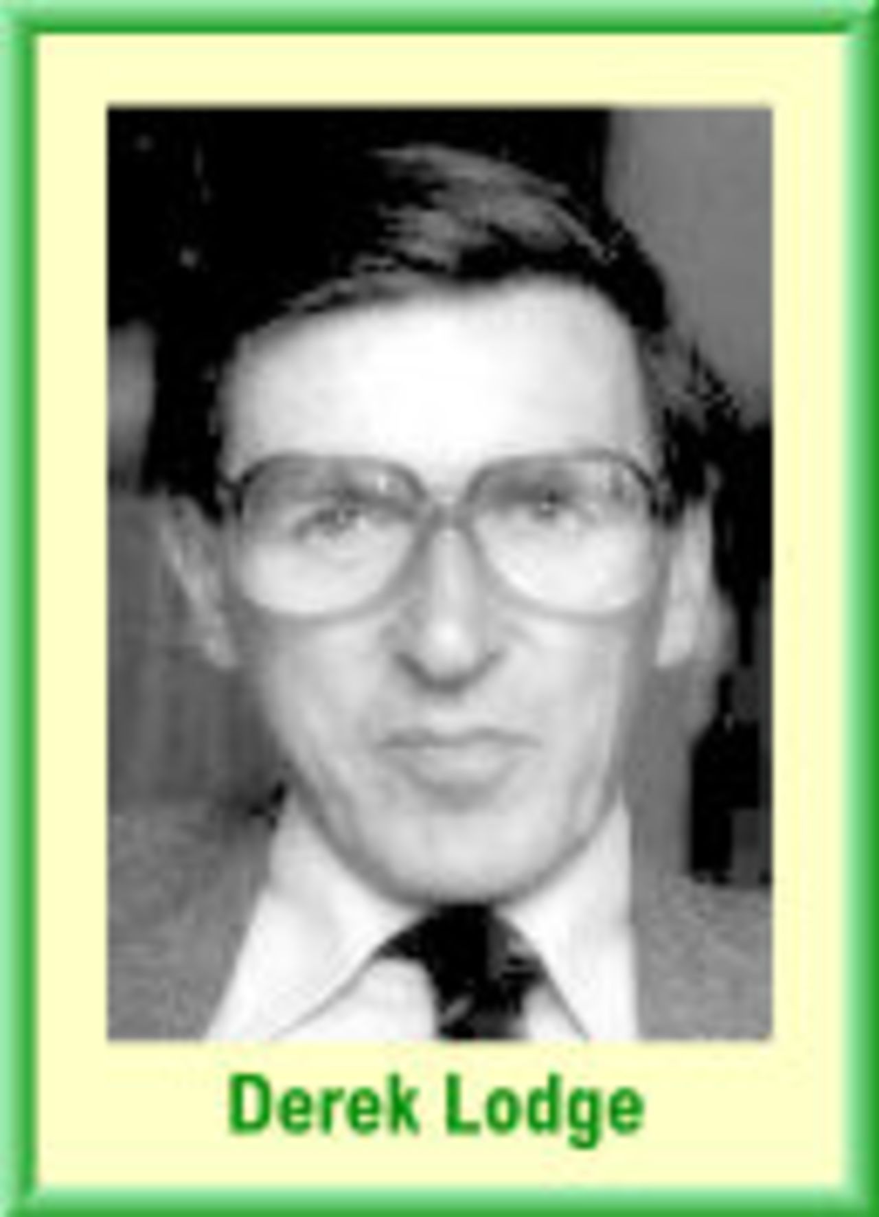 Derek Lodge - Editor of the Famnous Cricketers series