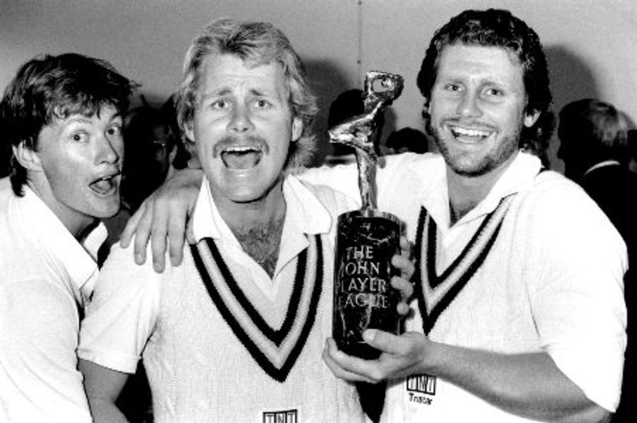 The Smith Brothers and Paul Terry with Trophy.