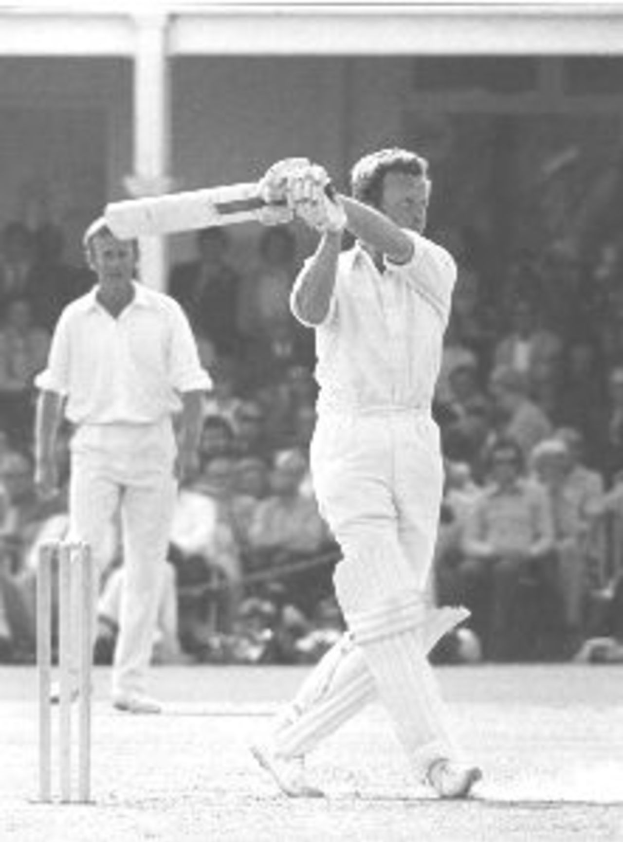 Richard Gilliat batting v Kent 1973