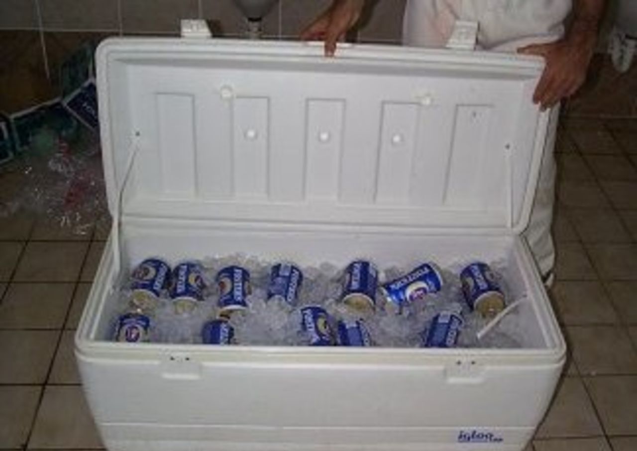 Icy cold Fosters ready for the Australian celebration, 1998/99