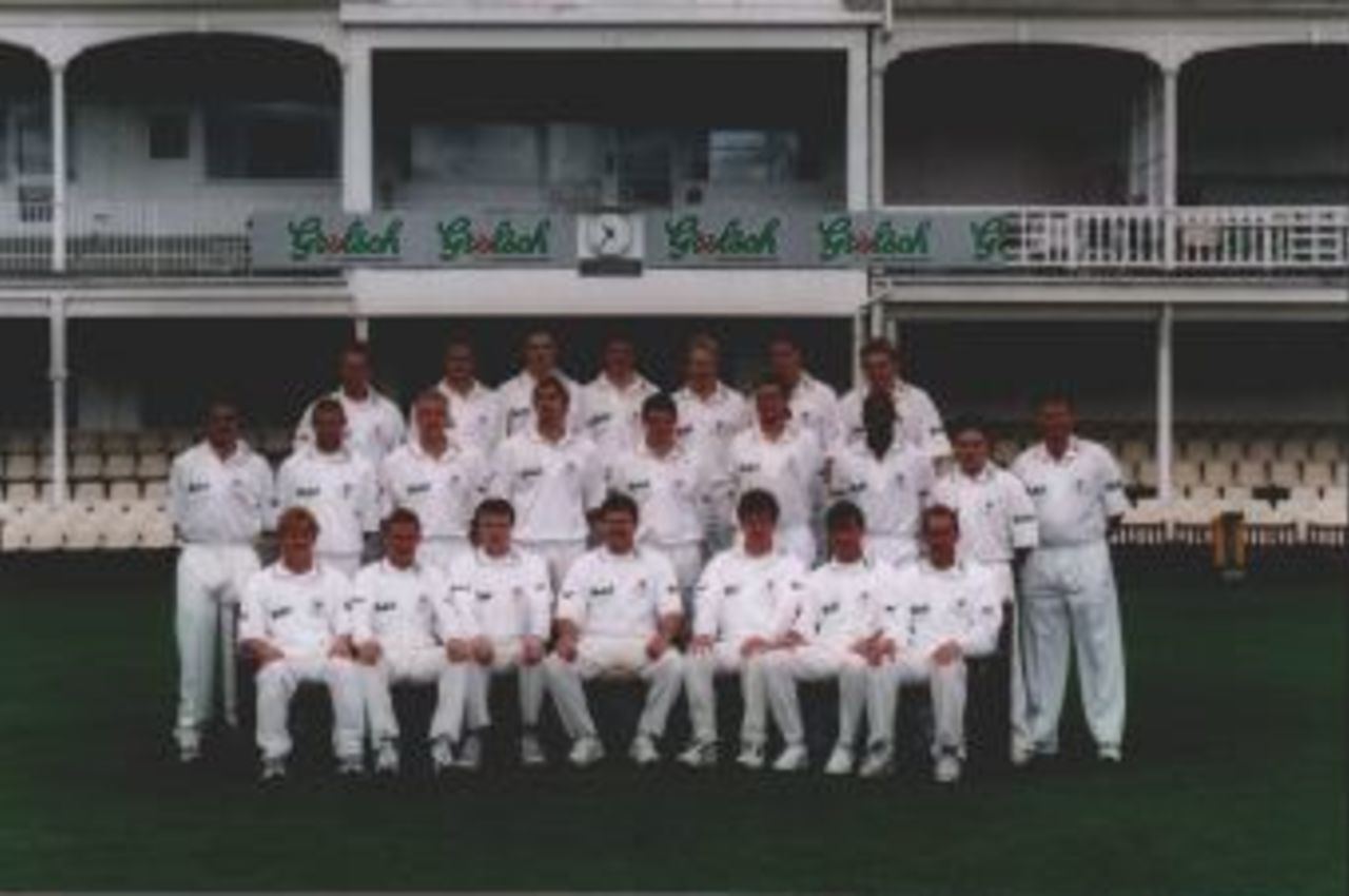 Back row (L/R) Matthew Keech,James Hamblin,Simon Francis,Hugo Louden,Will Kendall,Derek Kenway Middle Row (L/R) Zac Morris,Steve Lugsden,Thomas Hensen,Lee Savident,Simon Renshaw,Alex Morris,Dimitri Mascarenhas,Mark Garaway,Tim Tremlett (Coach) Front Row (L/R) Jason Laney,Aidie Aymes,Shaun Udal,Robin Smith (Captain),Kevan James,John Stephenson,Peter Hartley.
