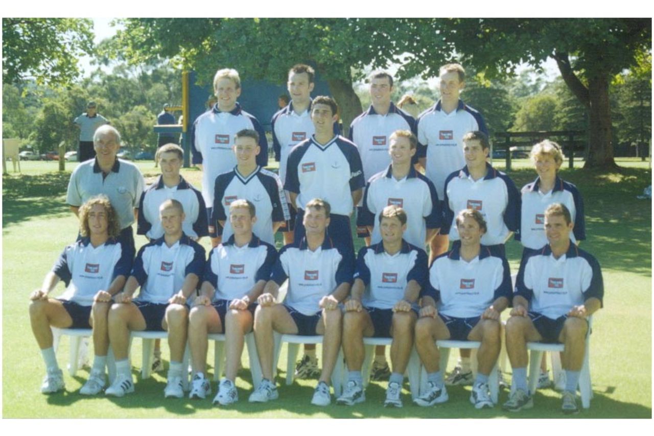 Yorkshire touring squad at the South Perth Cricket Club - Western Australia.