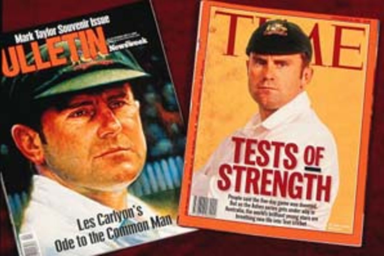 Mark Taylor on the covers of The Bulletin and Time Magazine
