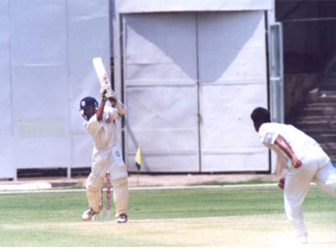 Mithun Beerala celebrating his half century