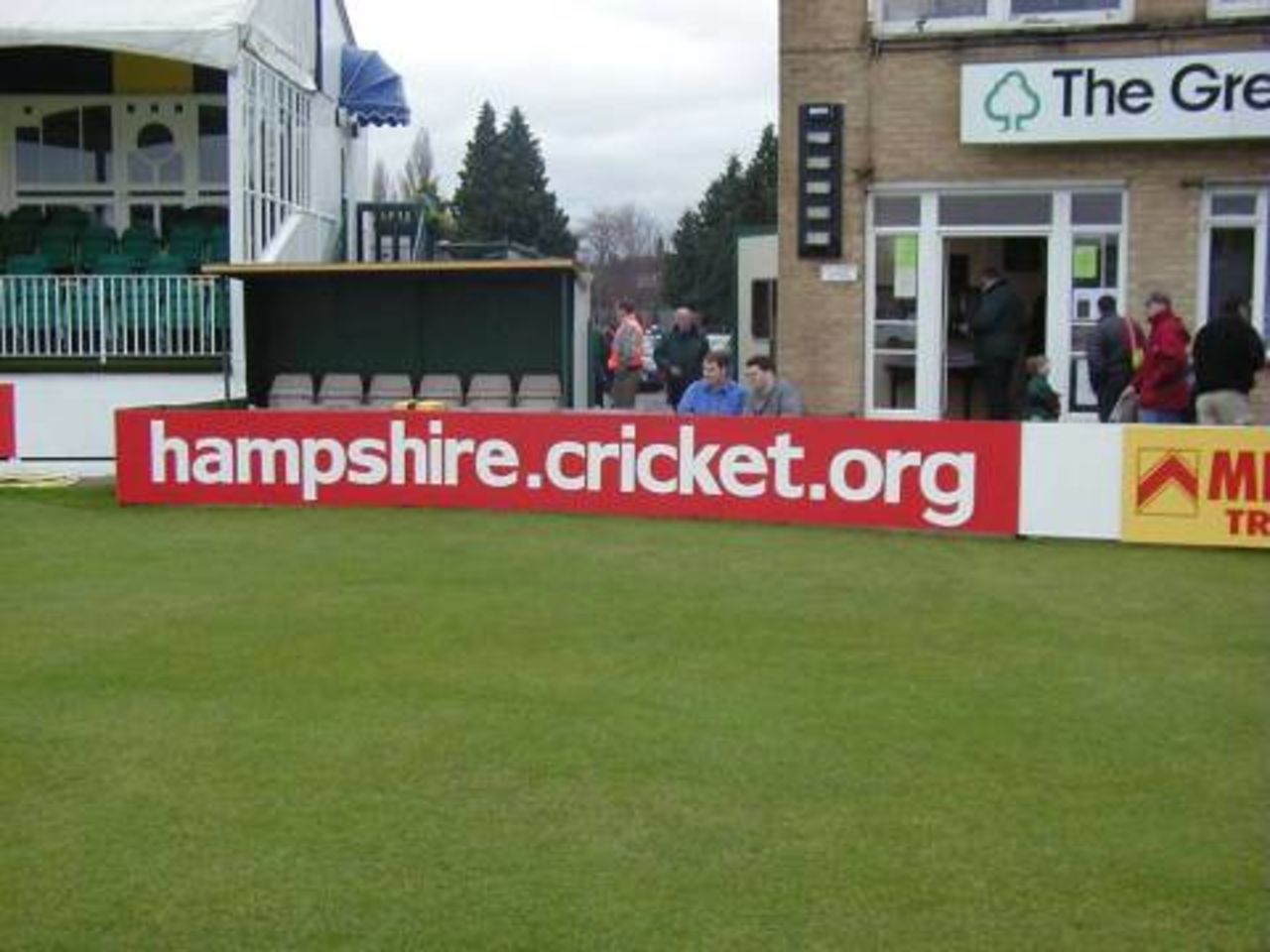 The Hampshire Web site recognised at the County Ground, Southampton
