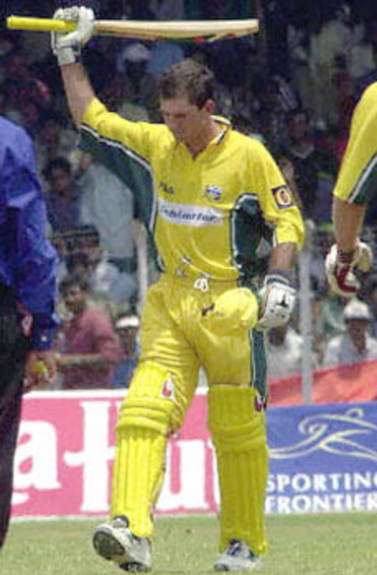 03 Apr 2001: Australia in India 2000/01, 4th One-Day International, India v Australia, Indira Priyadarshini Stadium, Visakhapatnam.