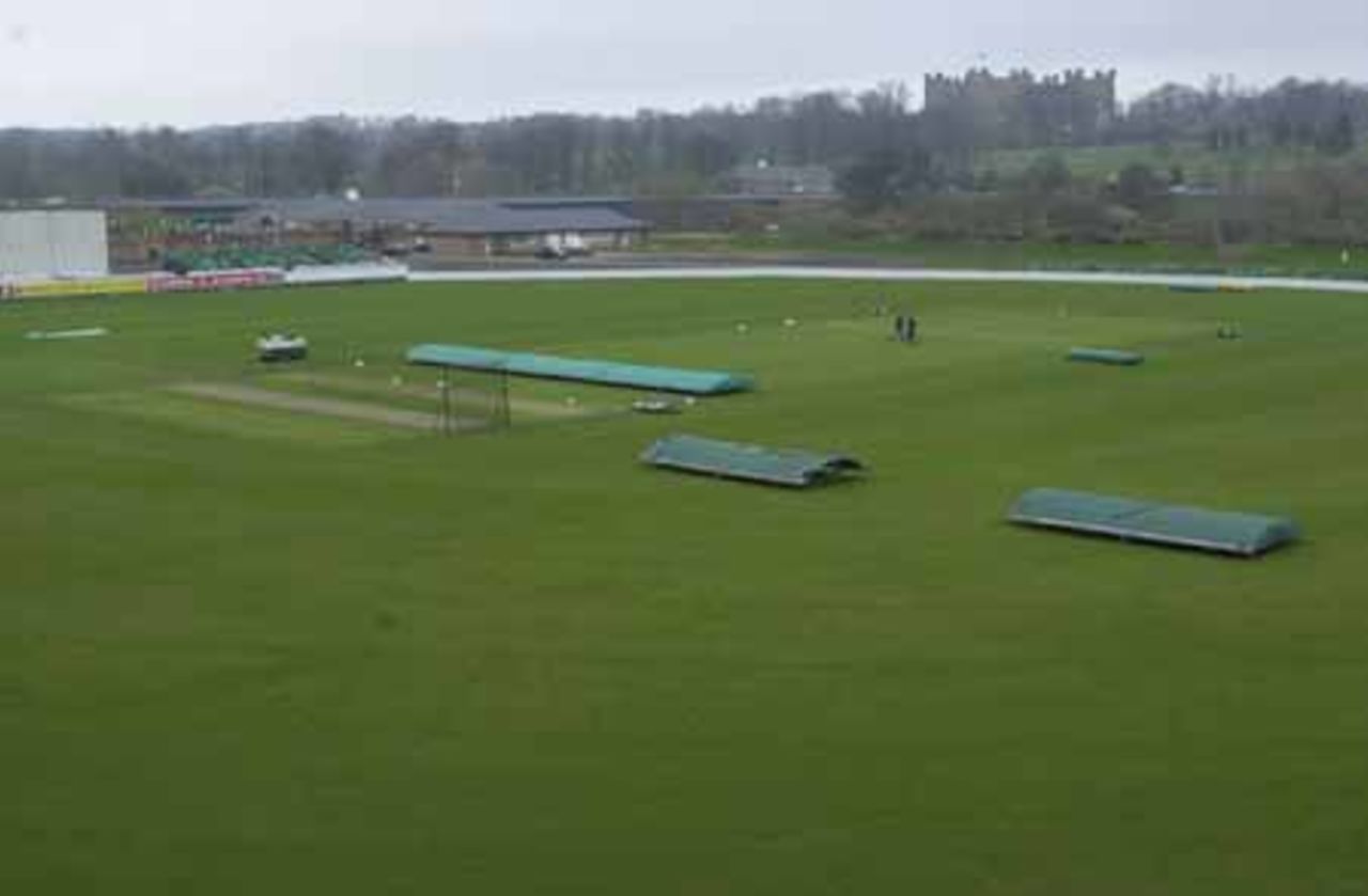 Pictured after the sodden English winter