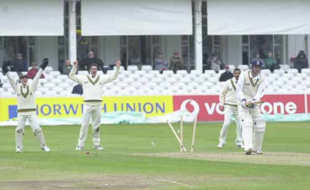 Nottinghamshire v Durham, CricInfo Championship Div 2, Trent Bridge Nottingham, 25-28 April 2001