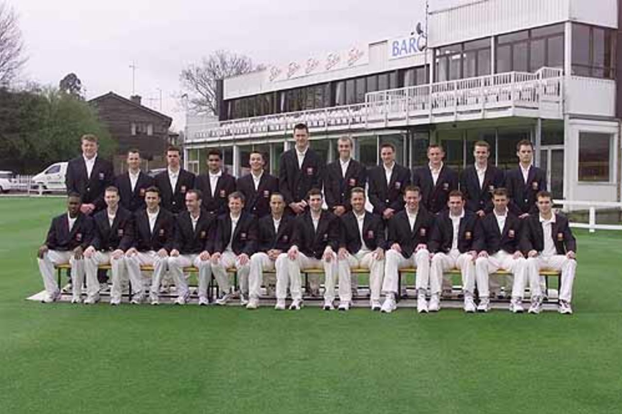 Taken at the Essex CCC Photocall , April 2001