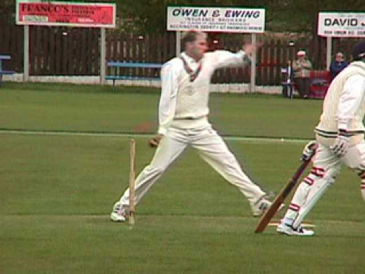 Not quite the Ramsay Lewis hit but Wade Wingfield struggled to keep his feet in the early overs.