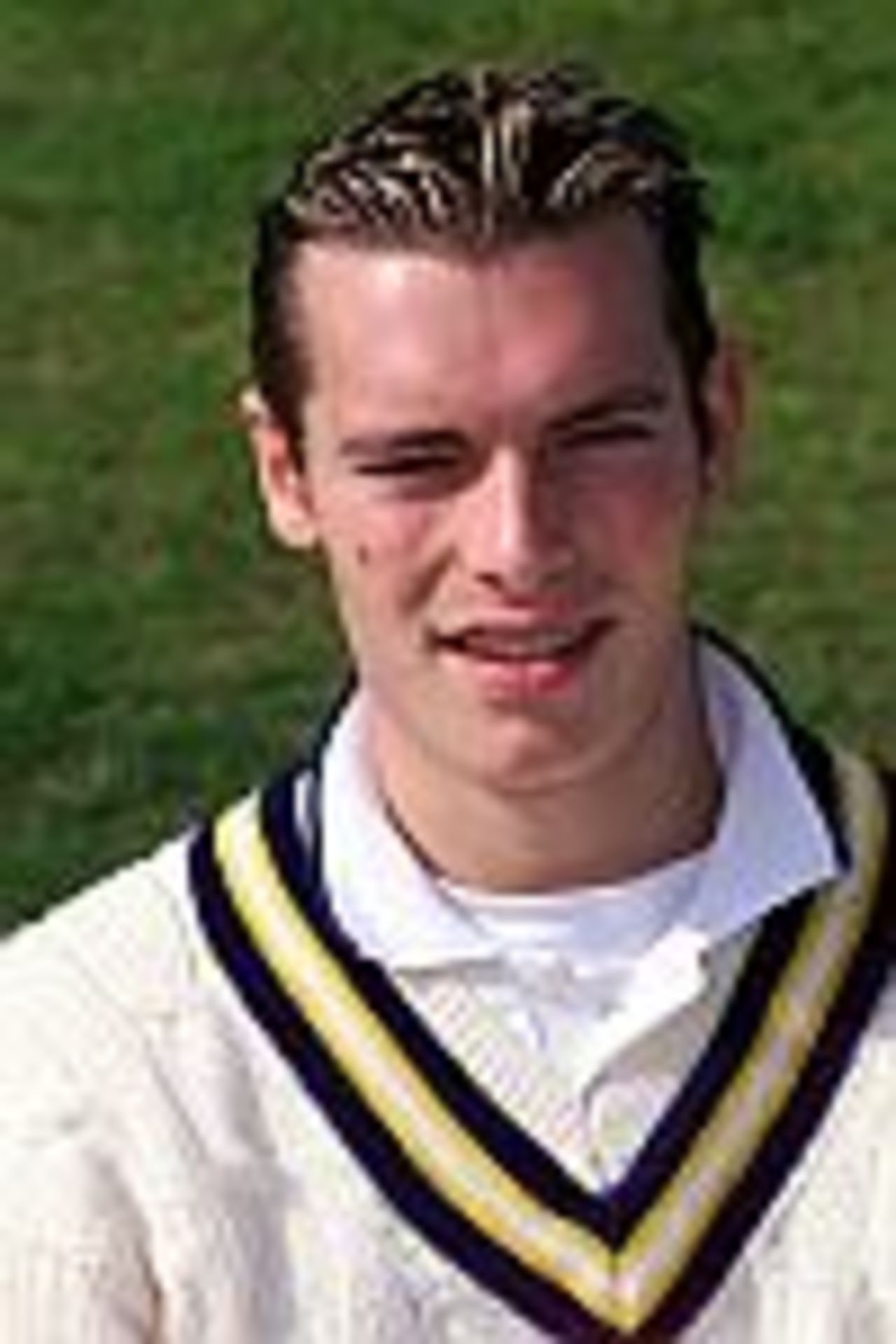 Taking at the Hants CCC photocall , April 2001