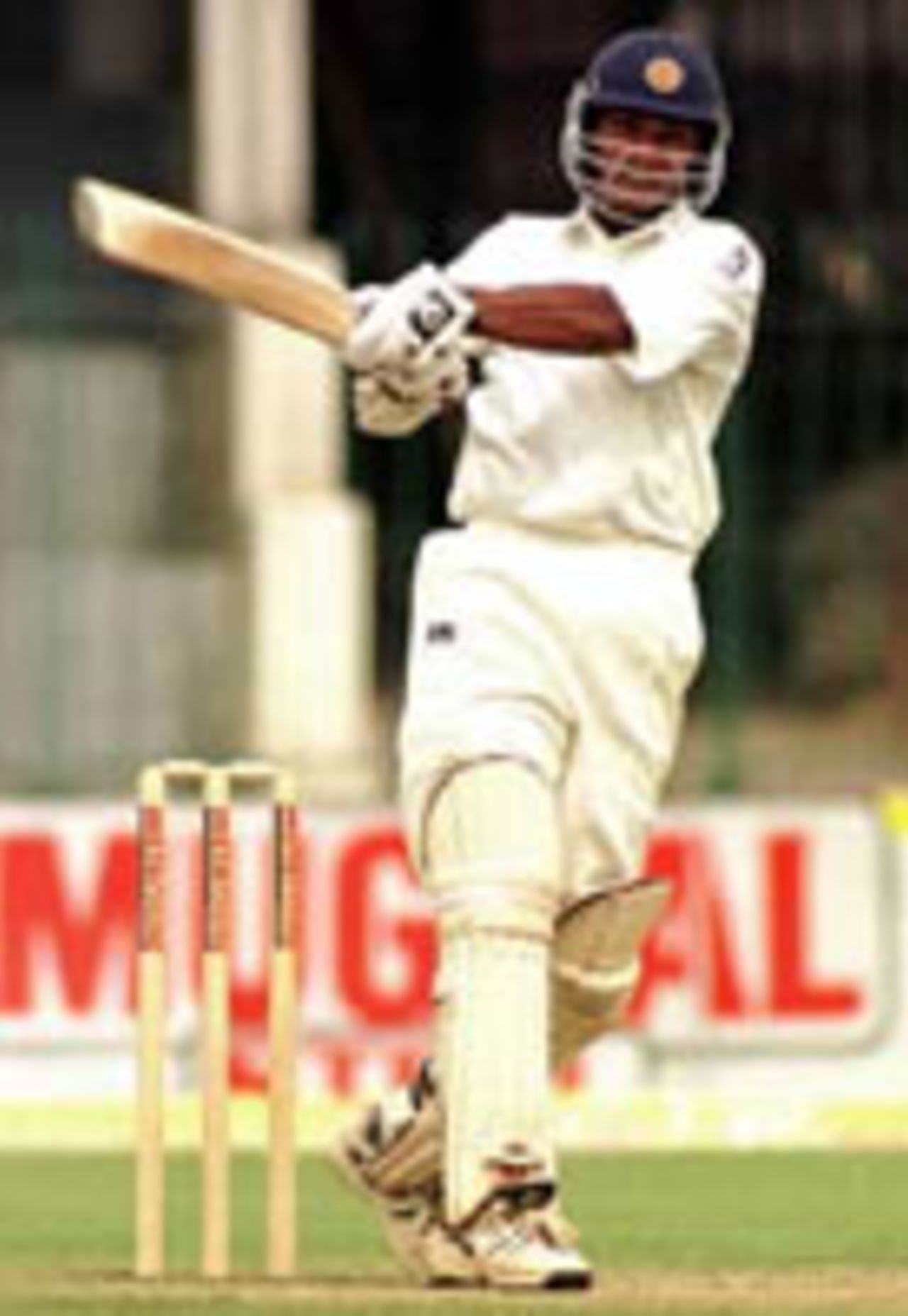Sangakkara pulls during his double century at ATC Final Sri Lanka v Pakistan at Gaddafi Stadium Lahore