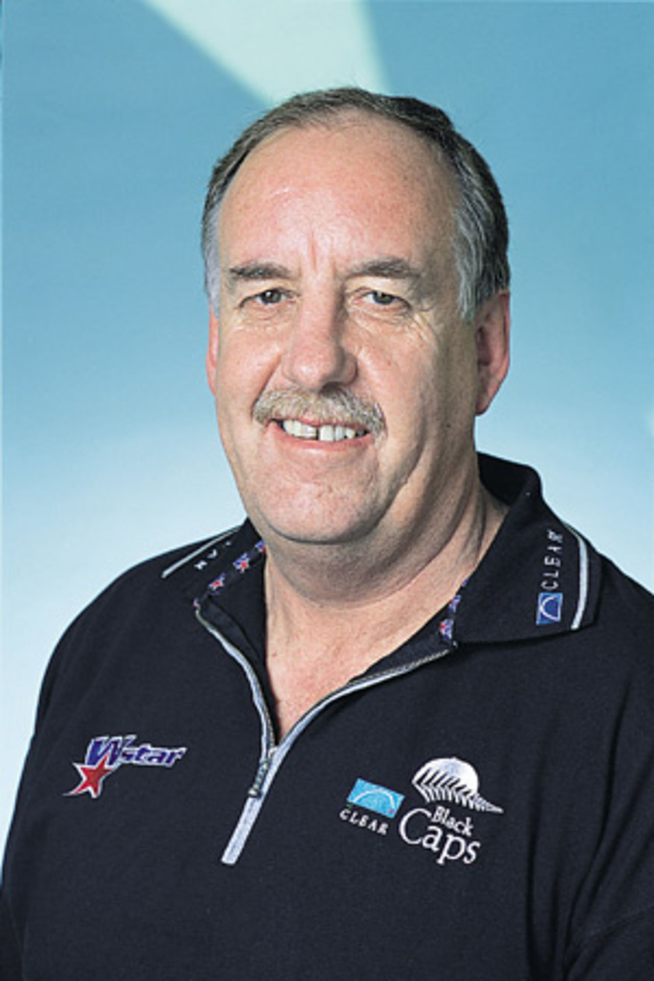Portrait of Denis Aberhart - New Zealand coach in the 2001/02 season