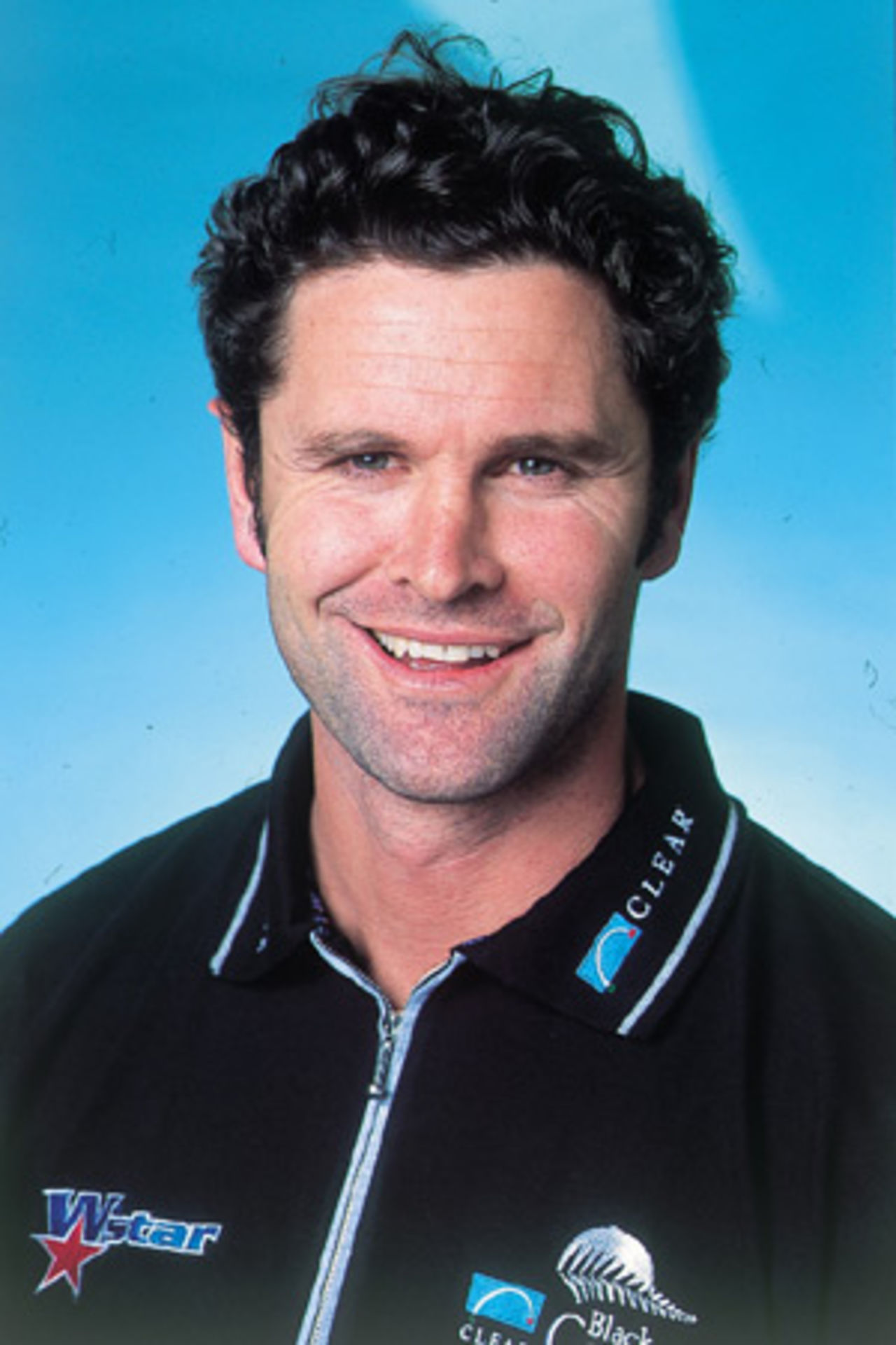 Portrait of Chris Cairns - New Zealand player in the 2001/02 season.