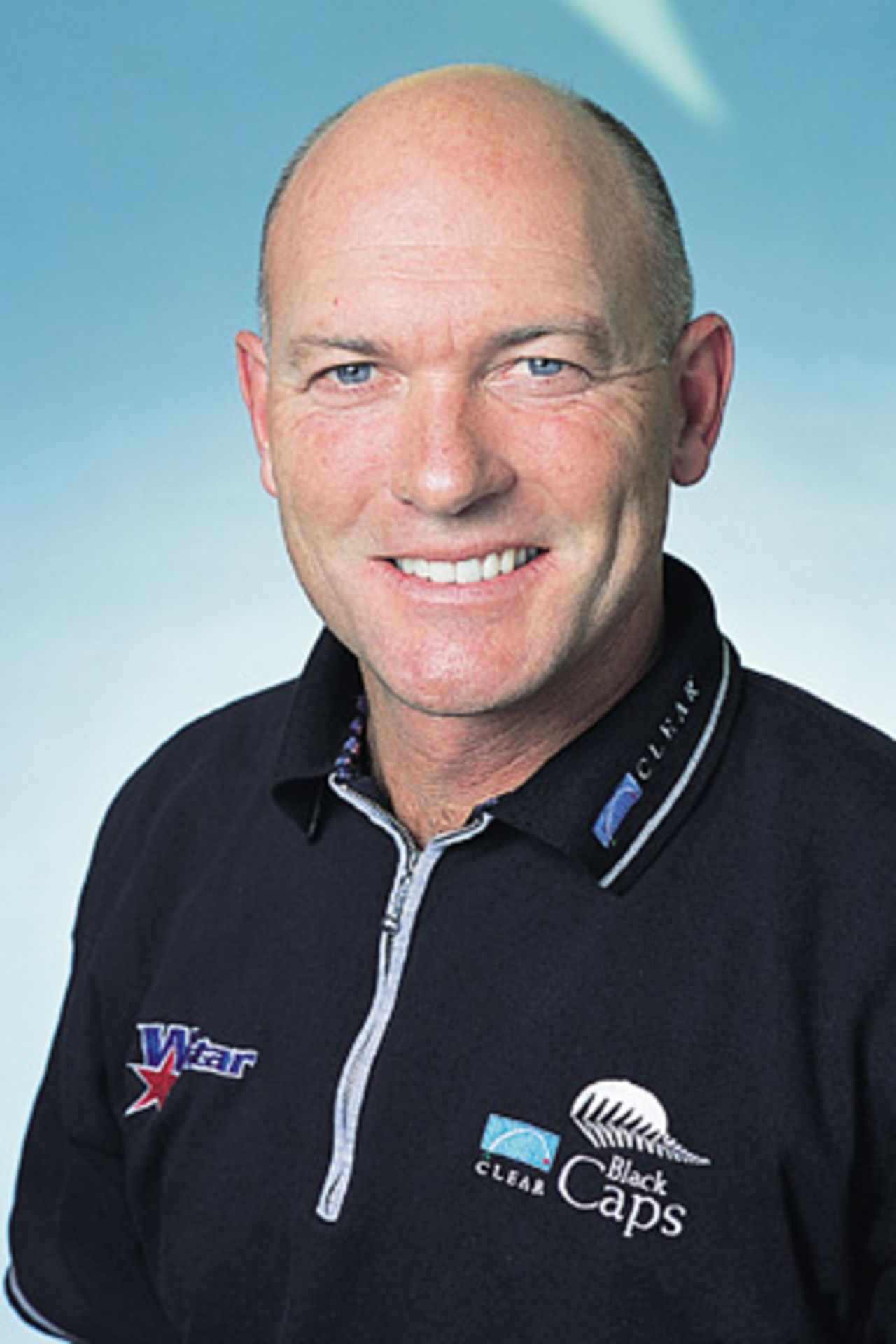 Portrait of Jeff Crowe - New Zealand manager in the 2001/02 season.