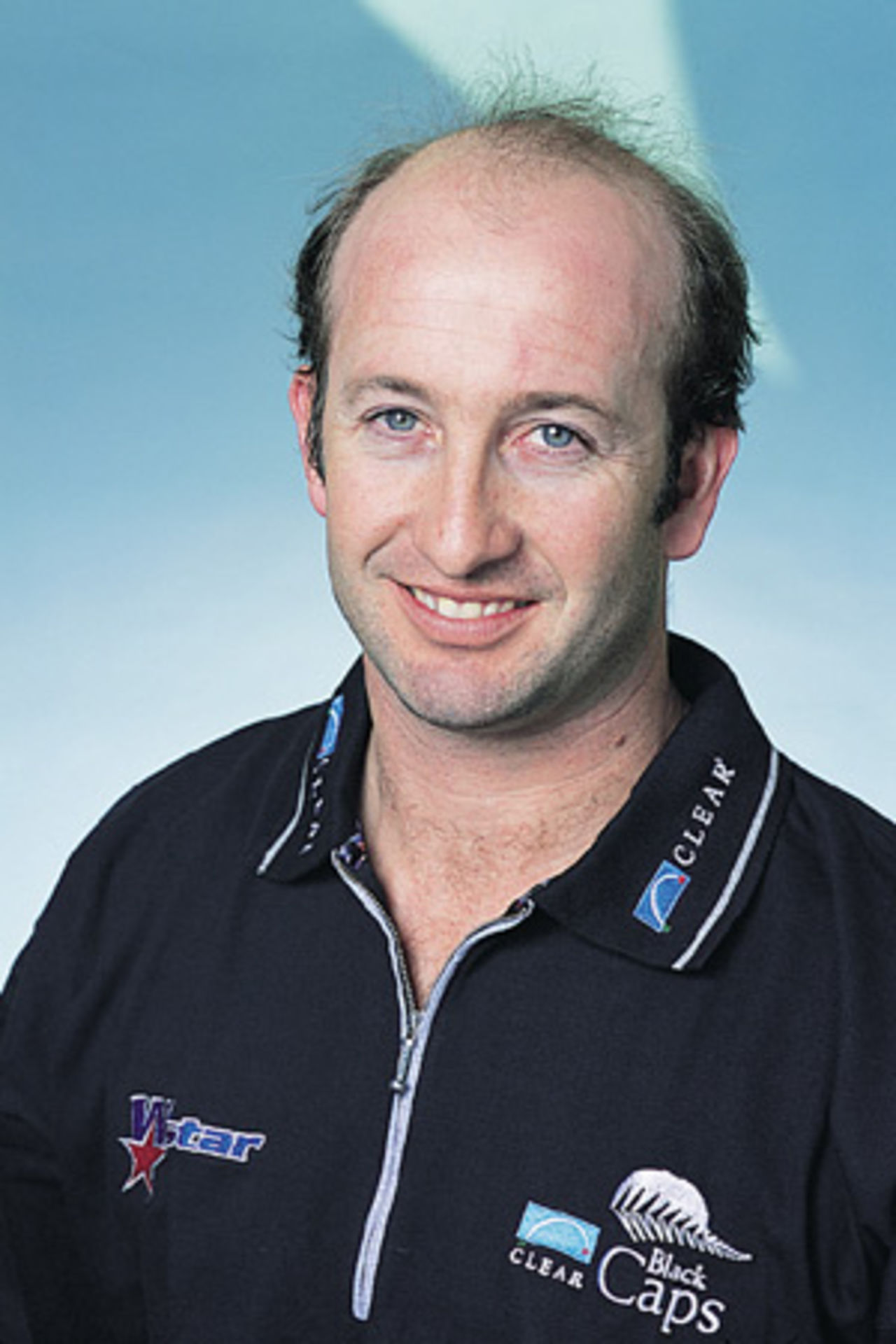 Portrait of Chris Harris - New Zealand player in the 2001/02 season.