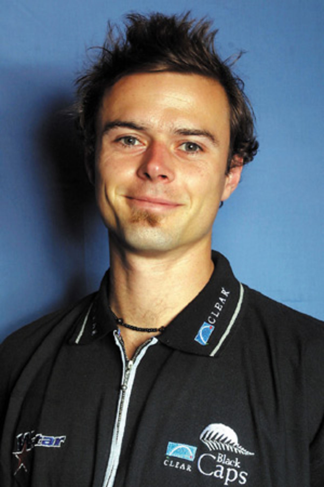 Portrait of Chris Martin - New Zealand player in the 2001/02 season.