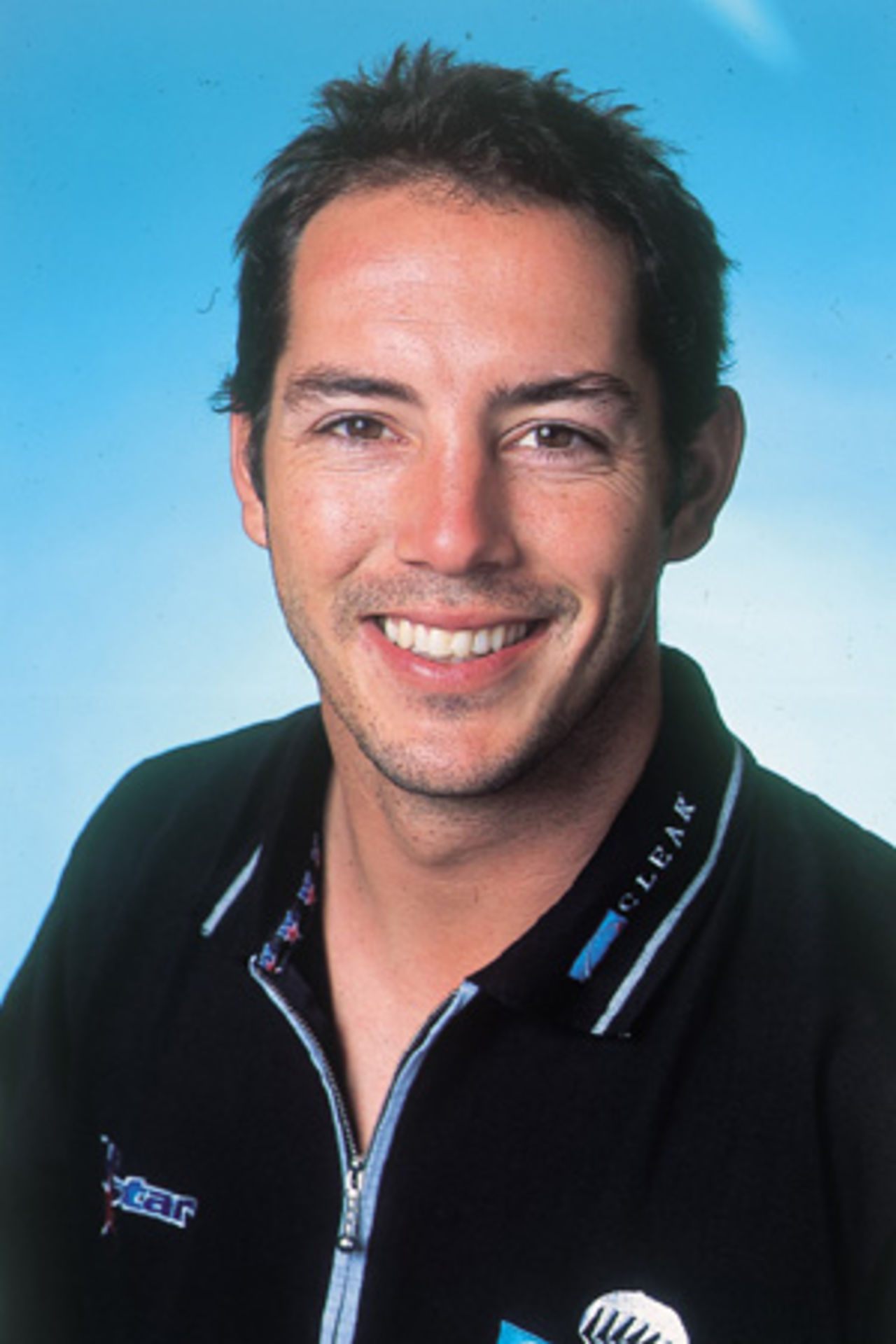Portrait of Adam Parore - New Zealand player in the 2001/02 season.