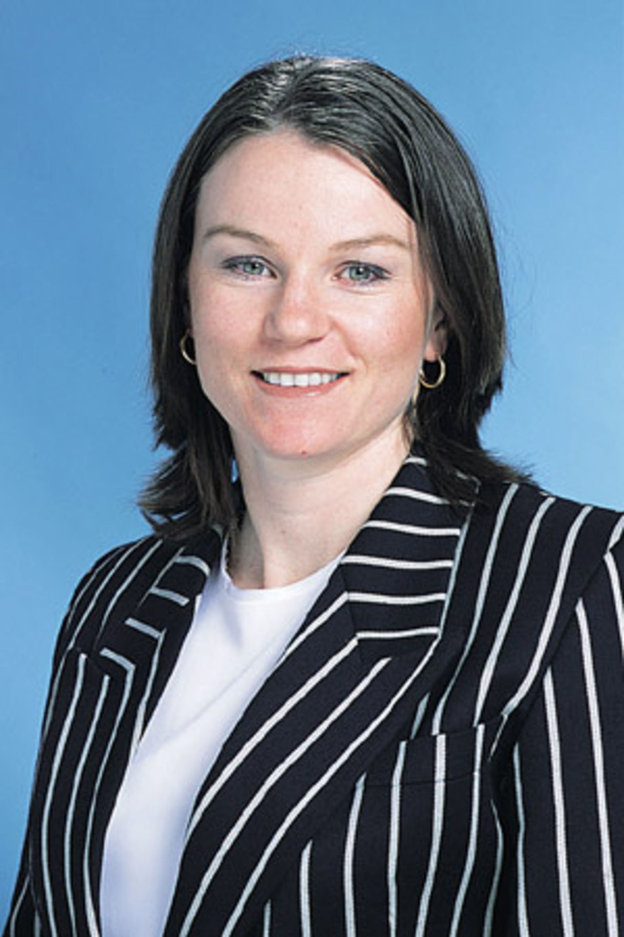 Portrait of Emily Drumm - New Zealand women's captain in the 2001/02 season.