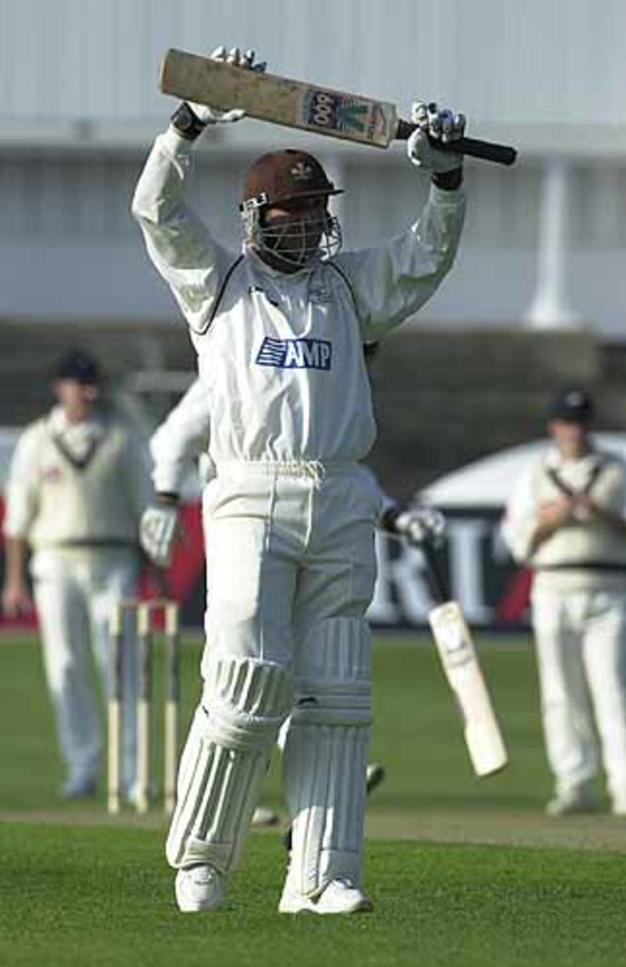 Surrey's Mark Butcher soon found early season form in the Surrey first innings