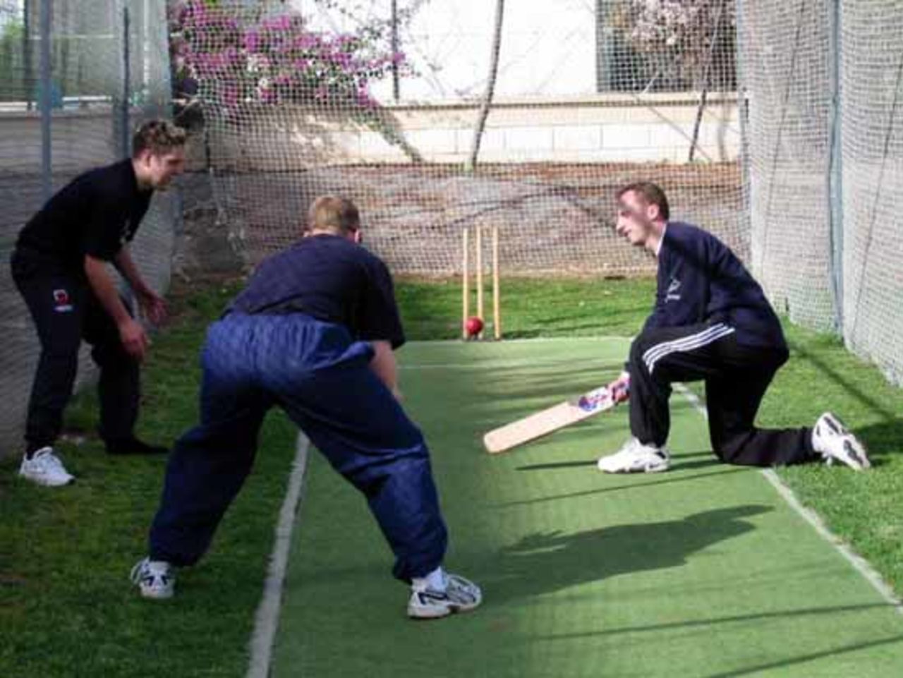 In the nets at Academy