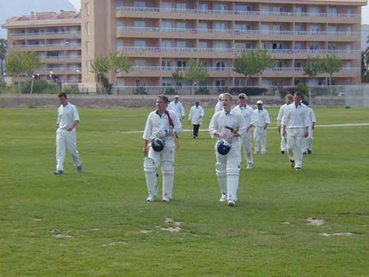 Leaving the field at Alfaz