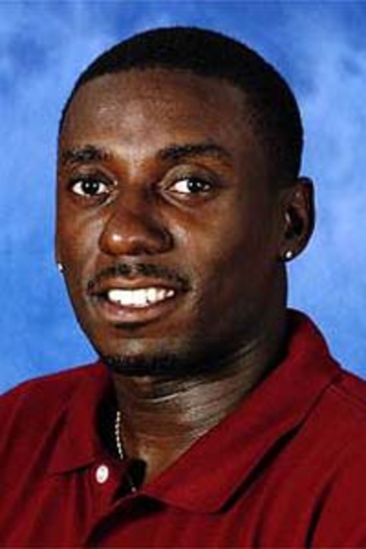 COLOMBO - SEPTEMBER 9: A portrait of Pedro Collins of the West Indies taken before the ICC Champions Trophy on September 9, 2002 in Colombo, Sri Lanka.