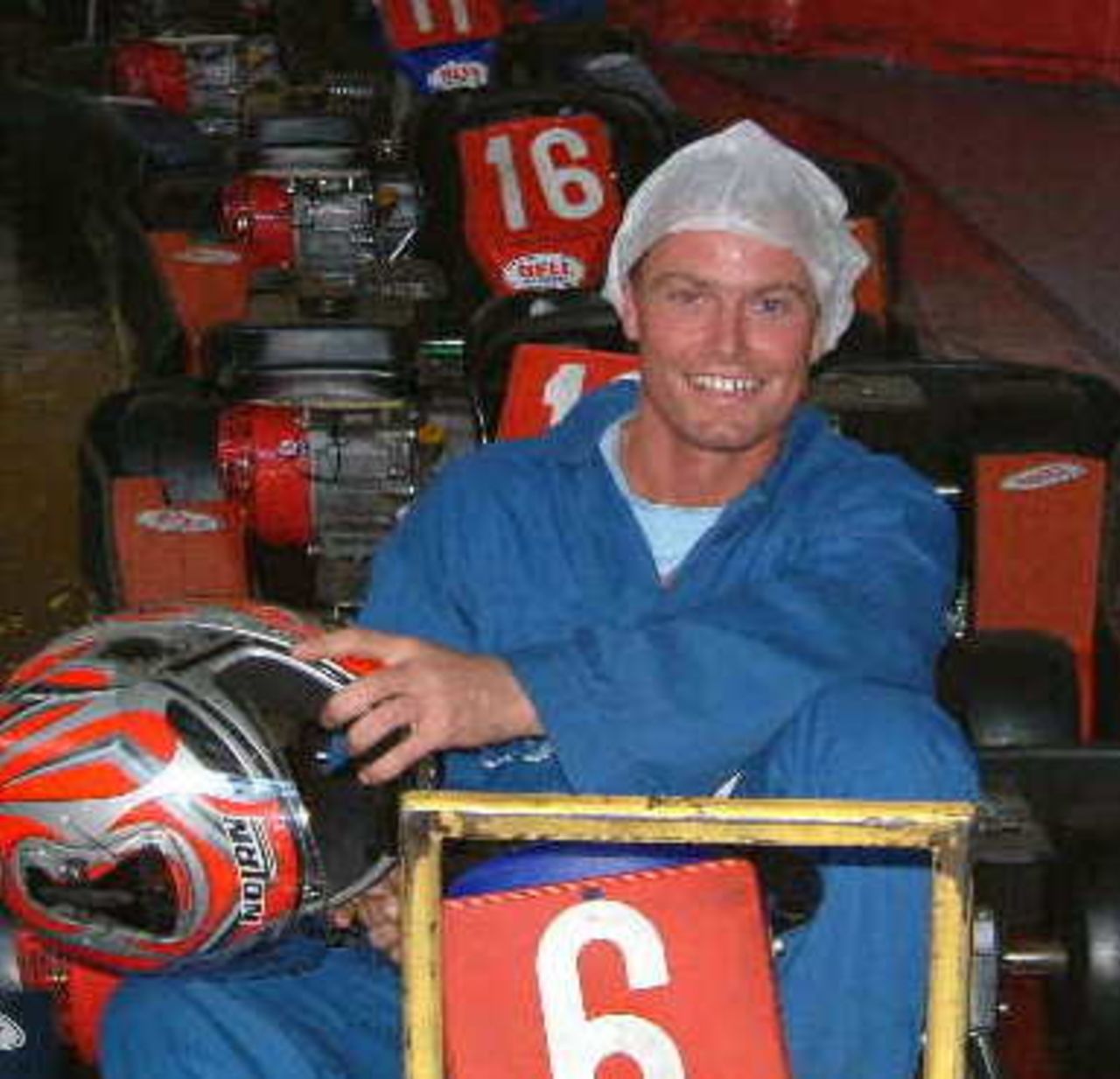 James Hamblin wins the Go-Carting competition to go with his Clay shooting one.