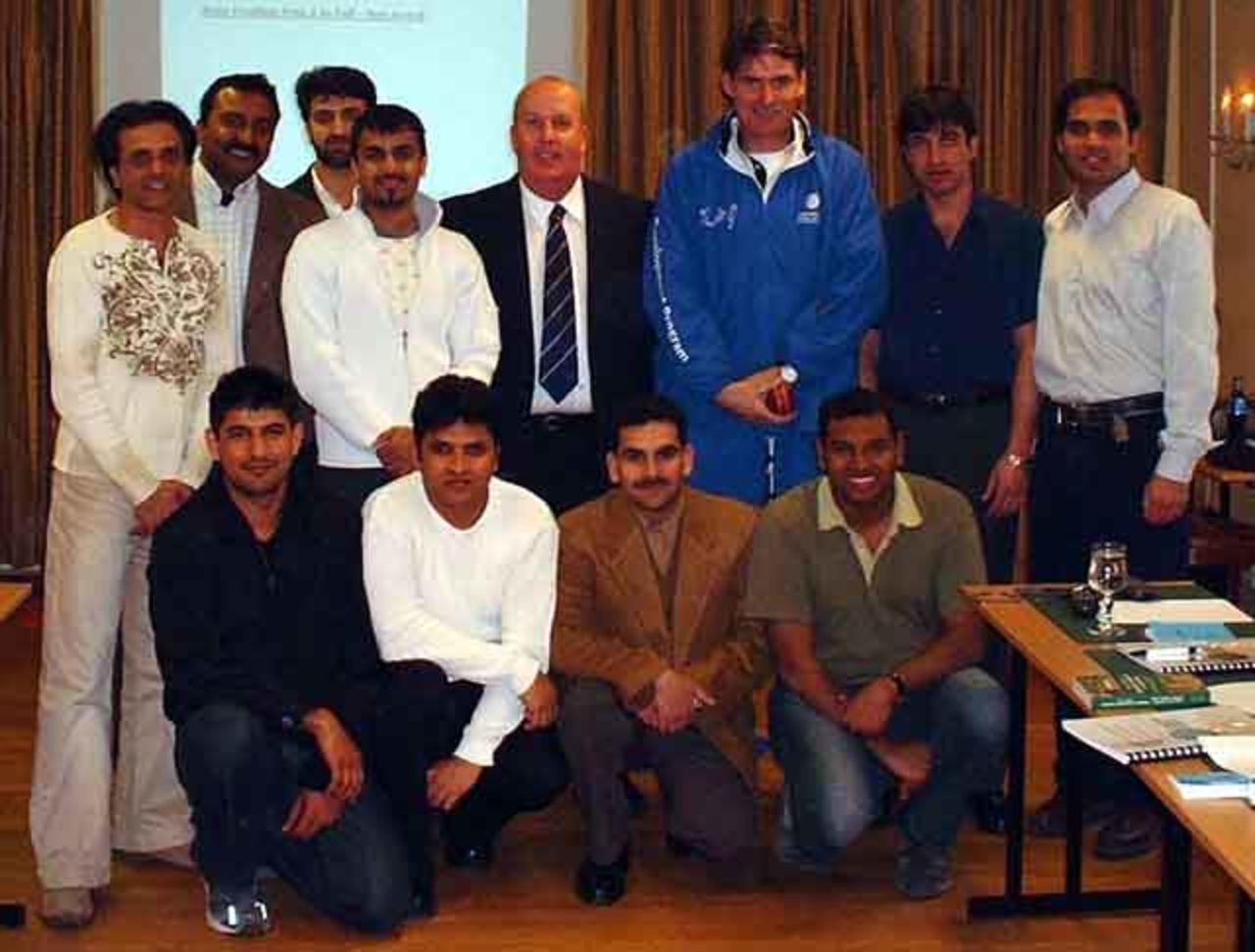 Umpiring course participants