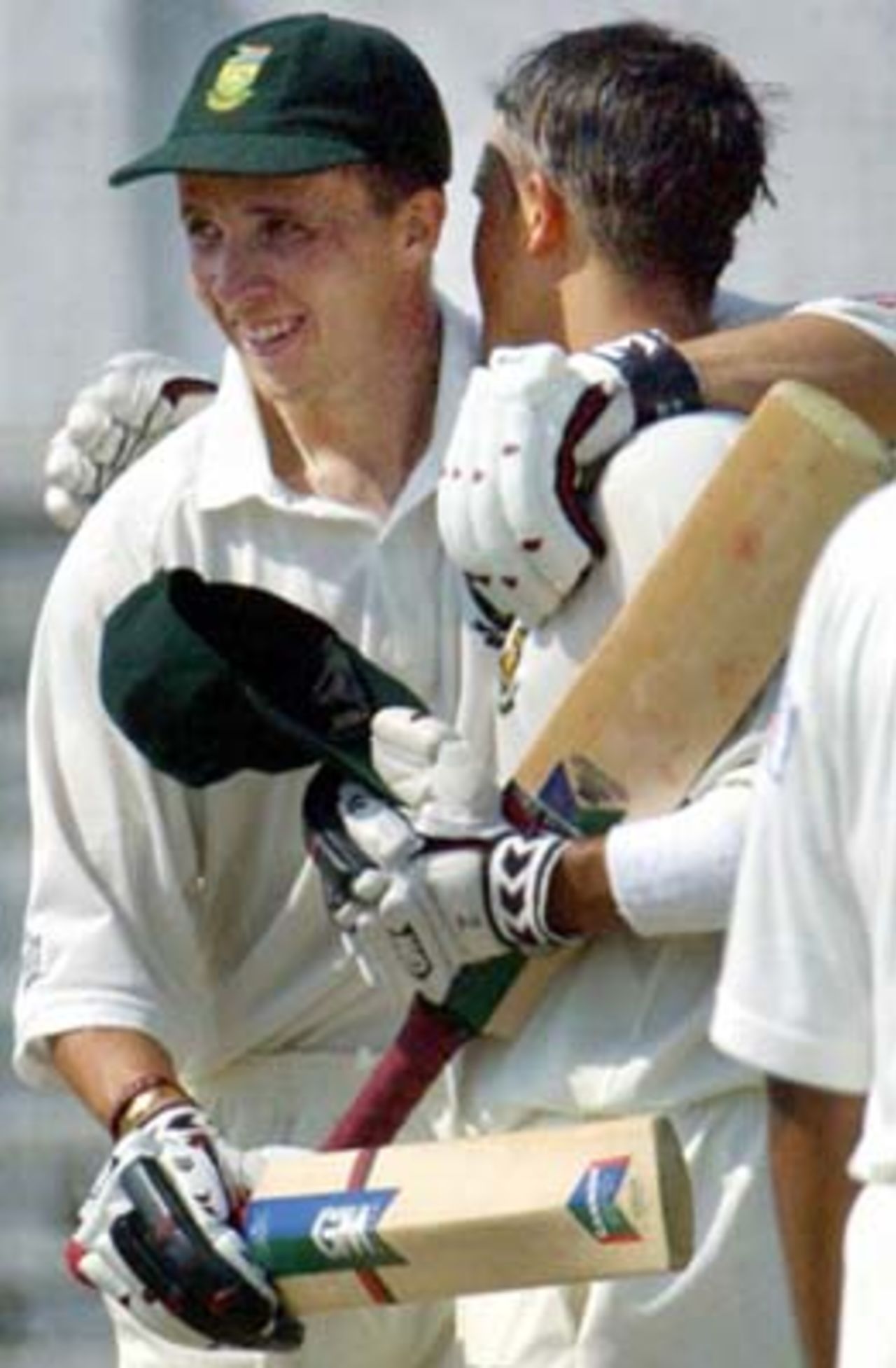Jacques Rudolph century on Test debut, 25 April 2003