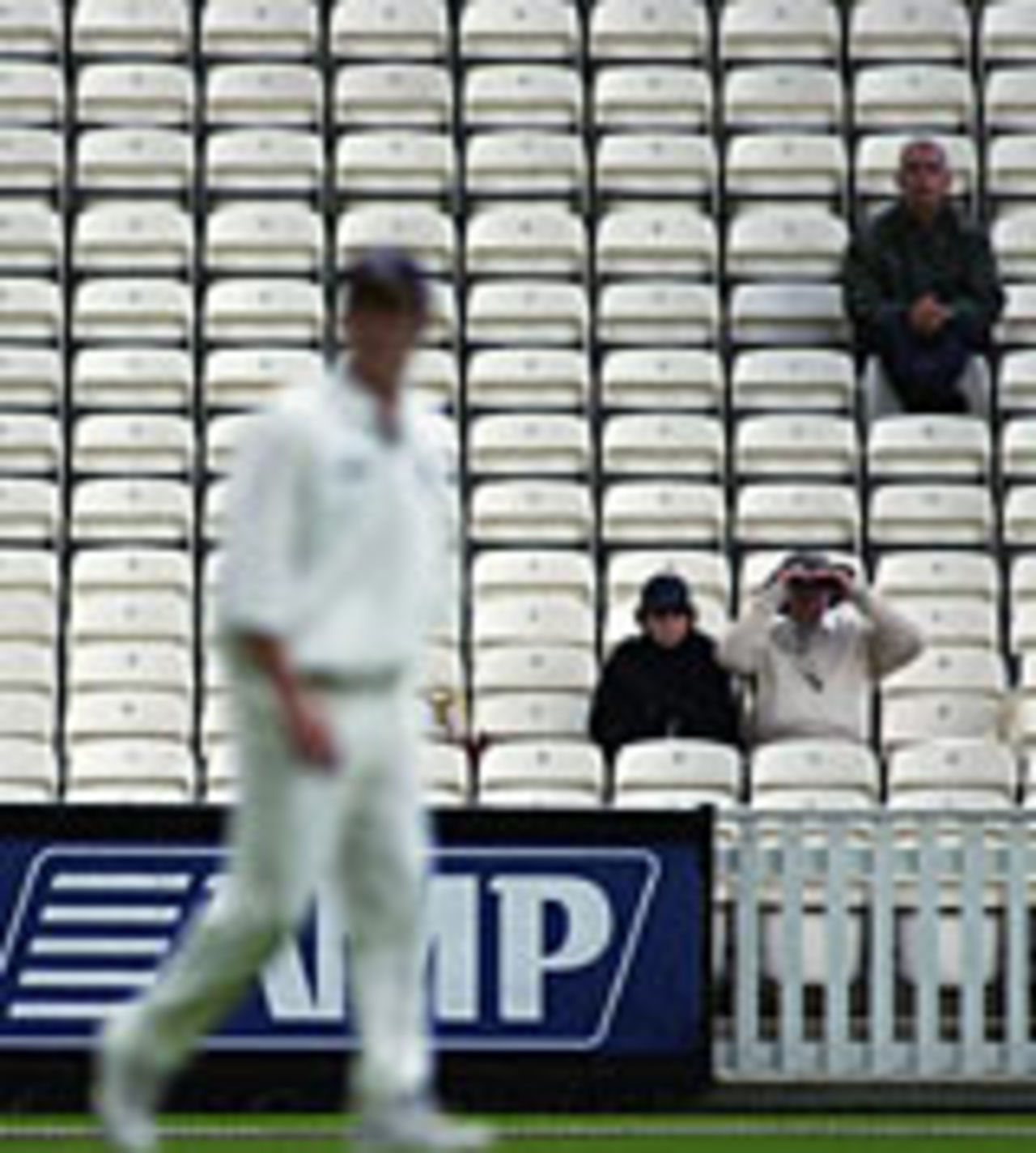 Empty seats at The Oval, 2002