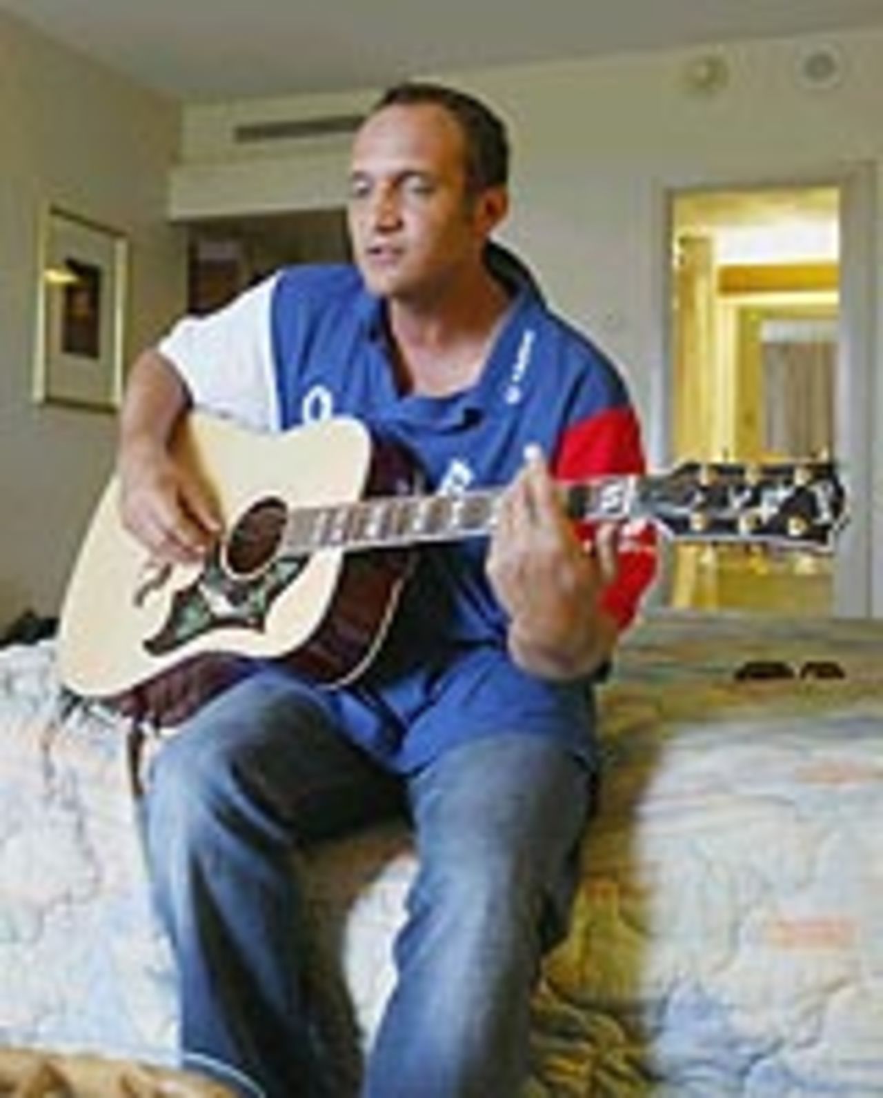Mark Butcher sings the blues, Barbados, April 2004