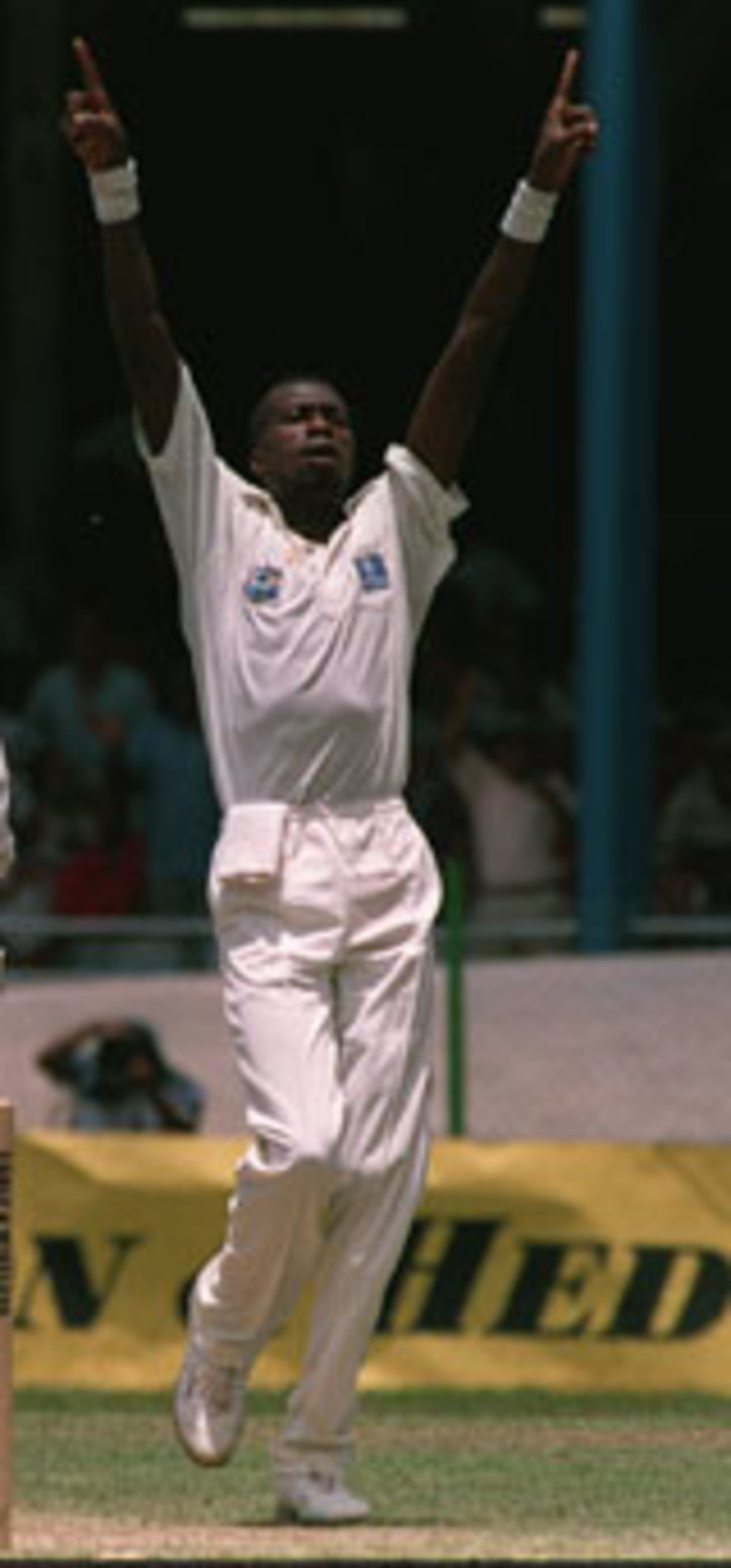 Curtly Ambrose, West Indies v Australia, 3rd Test, Trinidad, Apri 23, 1995