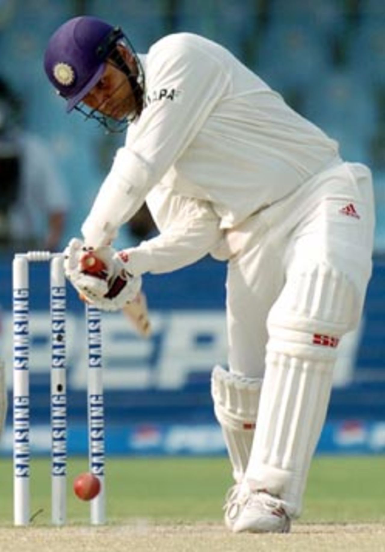 Virender Sehwag about to crack one of his many boundaries